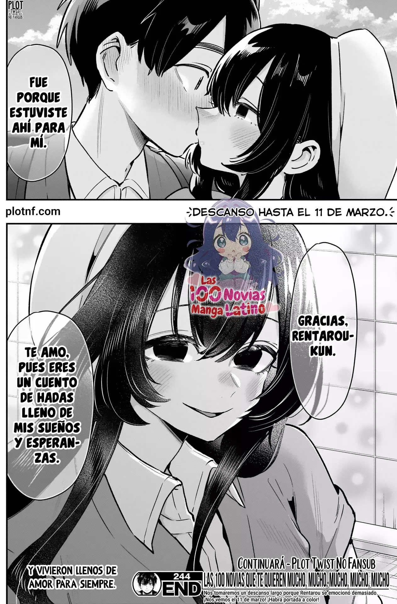 Kimi no koto ga Dai Dai Dai Dai Daisuki na 100-nin no Kanojo Capitulo 244: La sesión de lectura de Meru-sensei y el ángel página 25