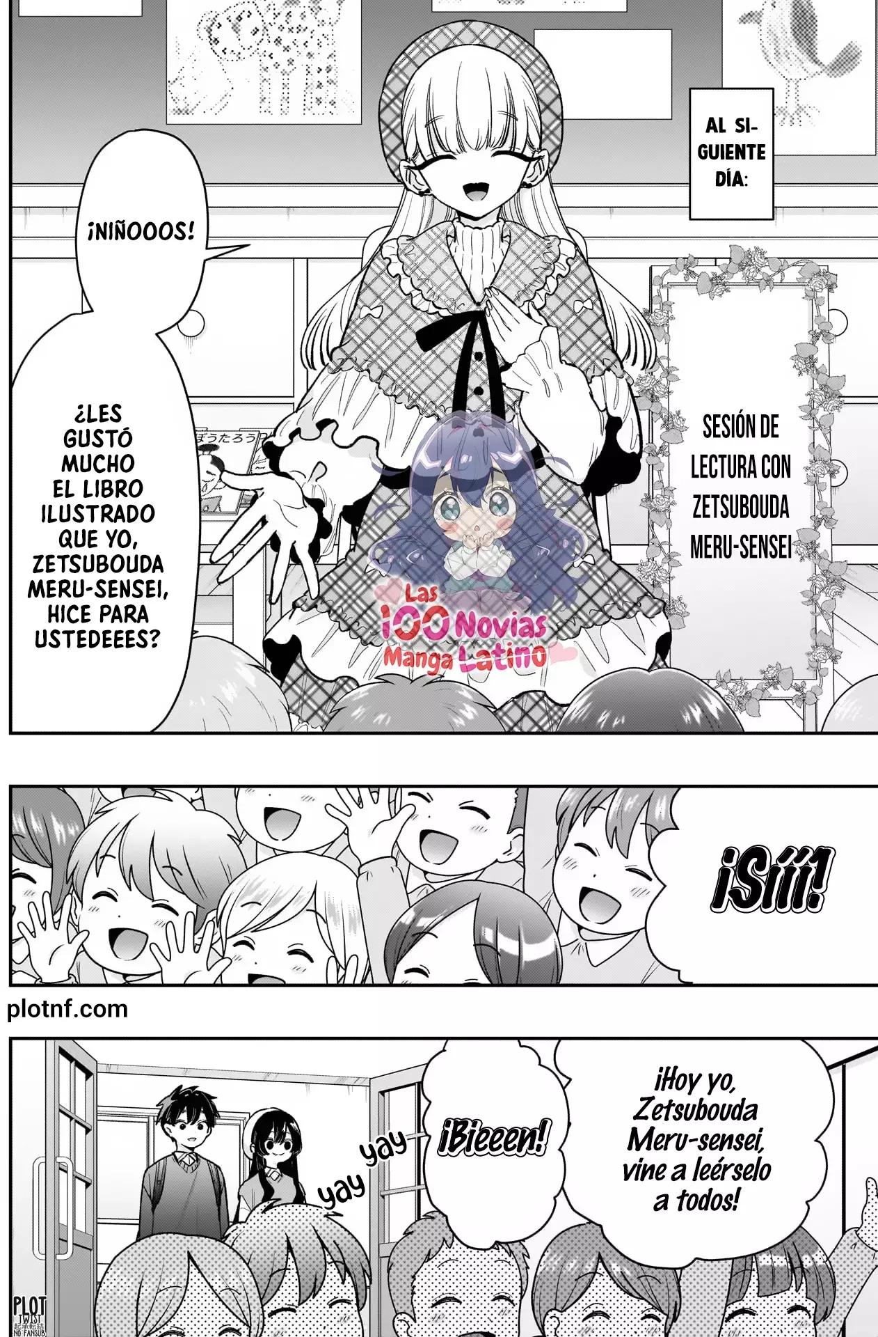 Kimi no koto ga Dai Dai Dai Dai Daisuki na 100-nin no Kanojo Capitulo 244: La sesión de lectura de Meru-sensei y el ángel página 5