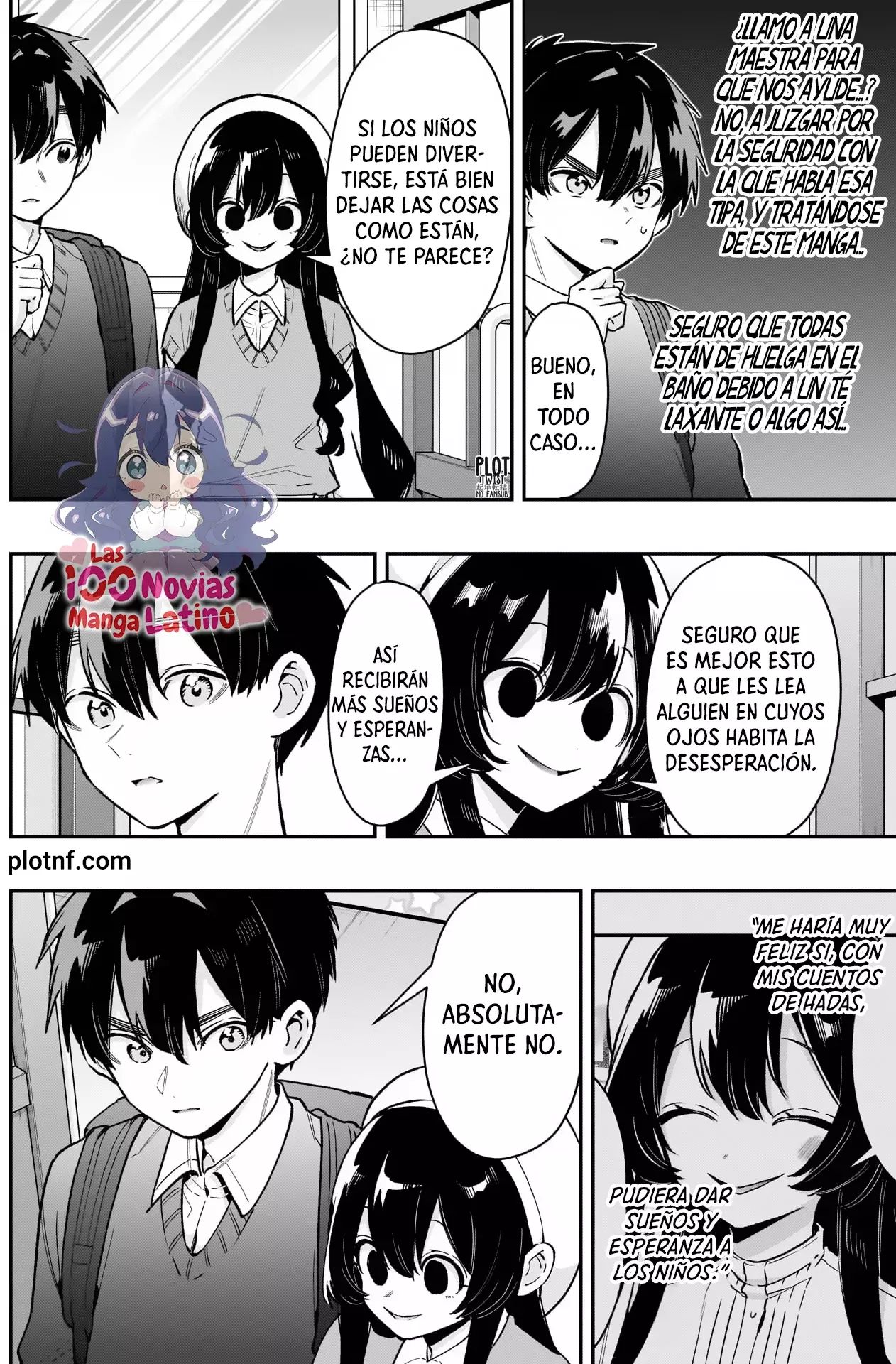 Kimi no koto ga Dai Dai Dai Dai Daisuki na 100-nin no Kanojo Capitulo 244: La sesión de lectura de Meru-sensei y el ángel página 9
