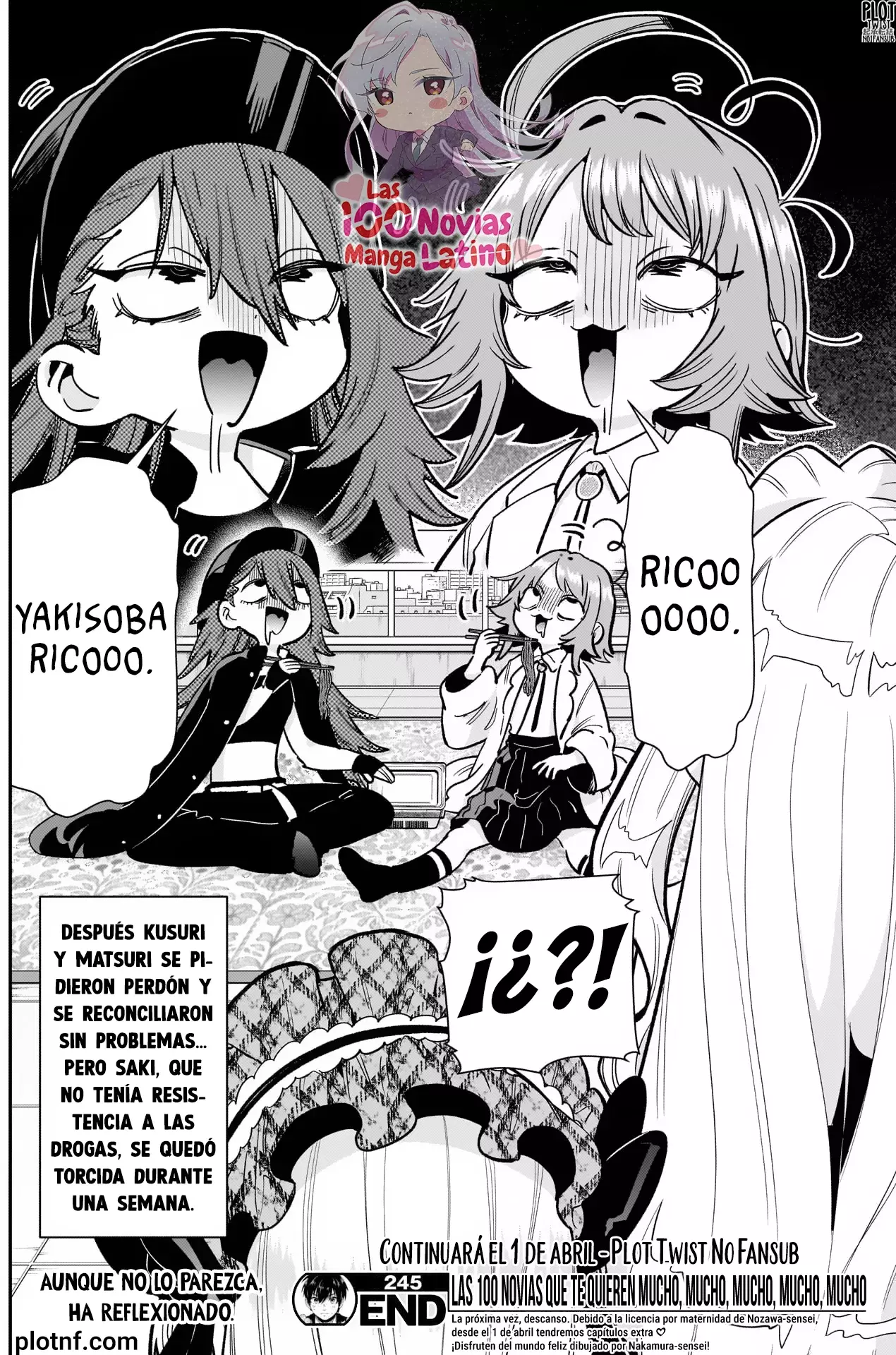 Kimi no koto ga Dai Dai Dai Dai Daisuki na 100-nin no Kanojo Capitulo 245: El día a día de la familia Rentarou (parte 10) página 23