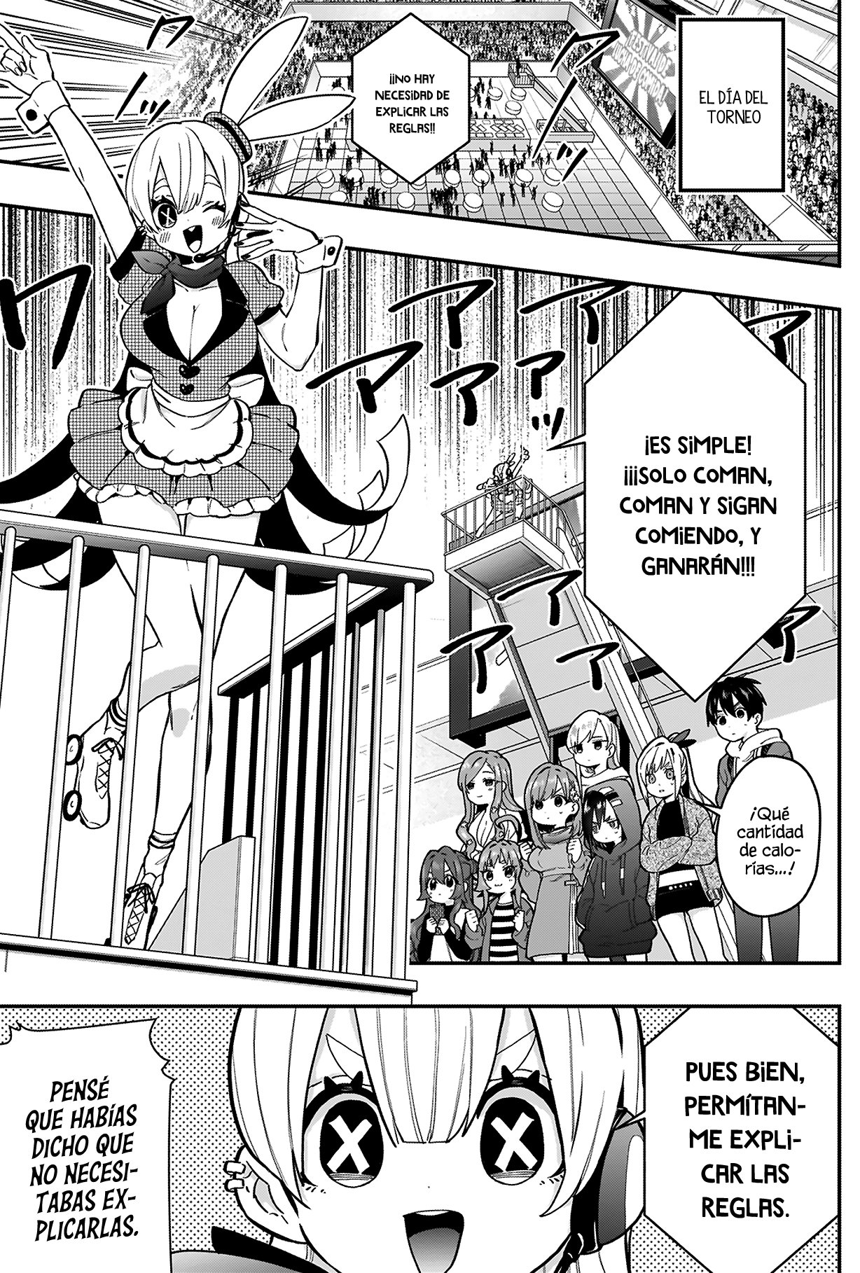 Kimi no koto ga Dai Dai Dai Dai Daisuki na 100-nin no Kanojo Capitulo 25: ¡Apertura! ¡El festival de lucha de comida! página 7