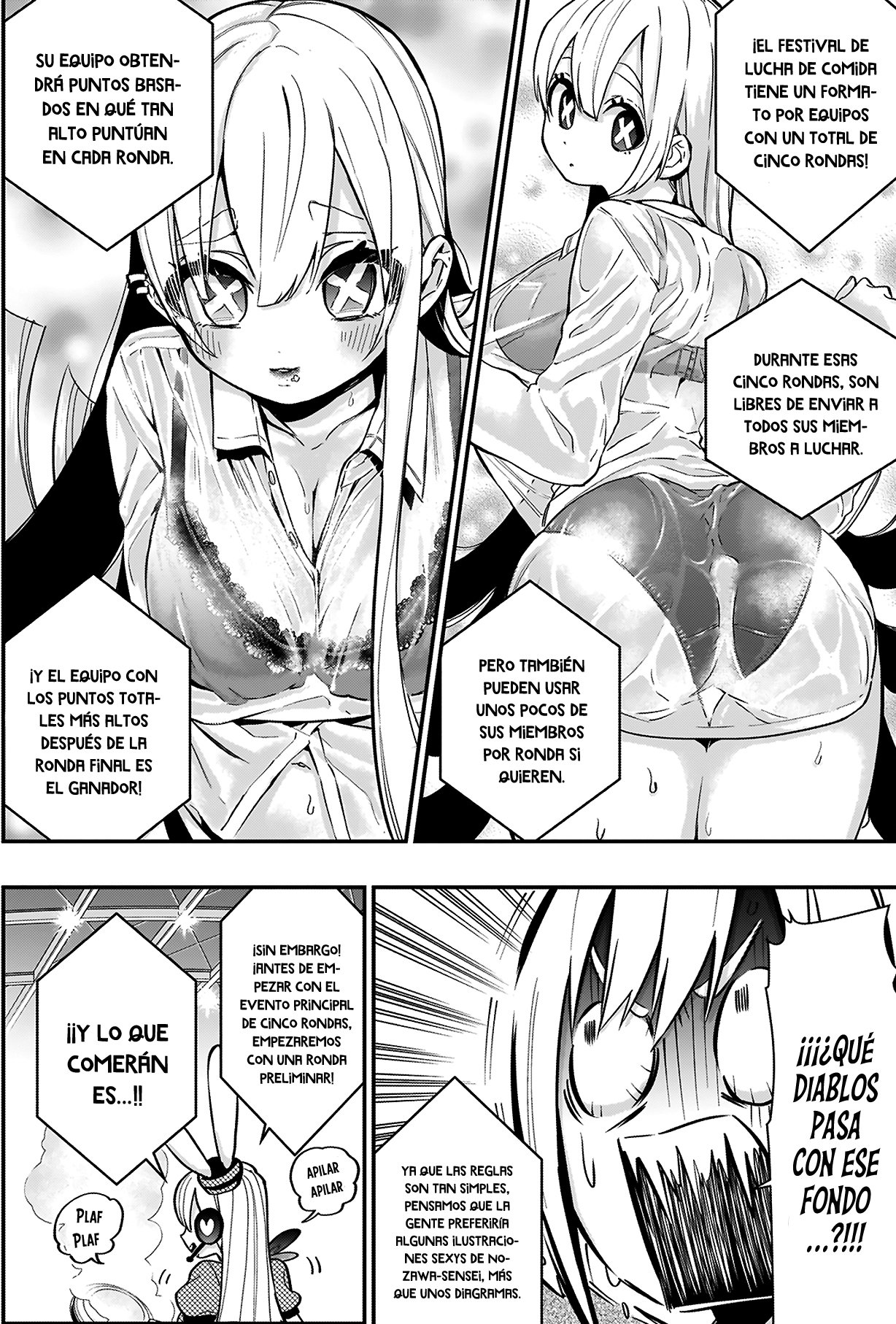 Kimi no koto ga Dai Dai Dai Dai Daisuki na 100-nin no Kanojo Capitulo 25: ¡Apertura! ¡El festival de lucha de comida! página 9