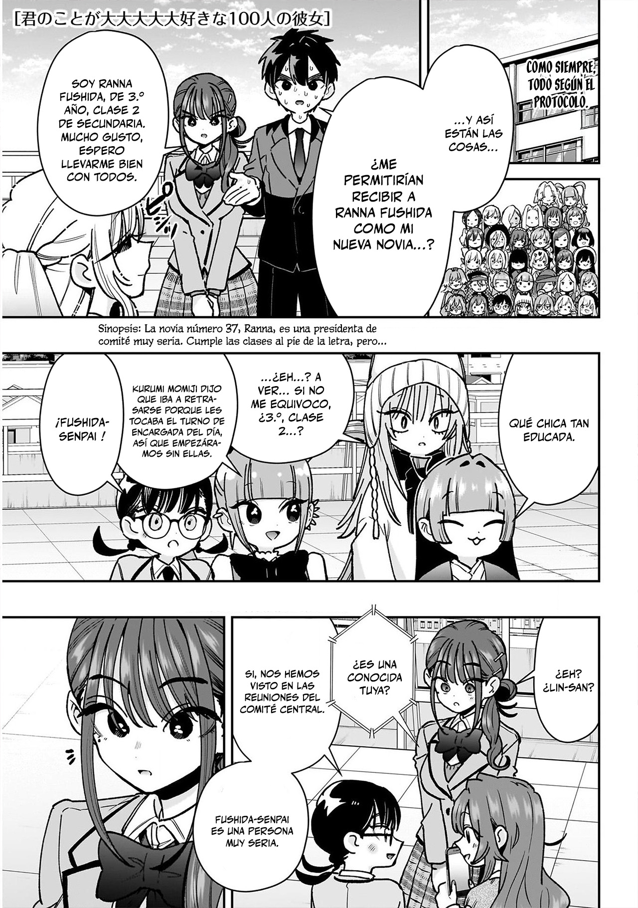 Kimi no koto ga Dai Dai Dai Dai Daisuki na 100-nin no Kanojo Capitulo 250 página 2
