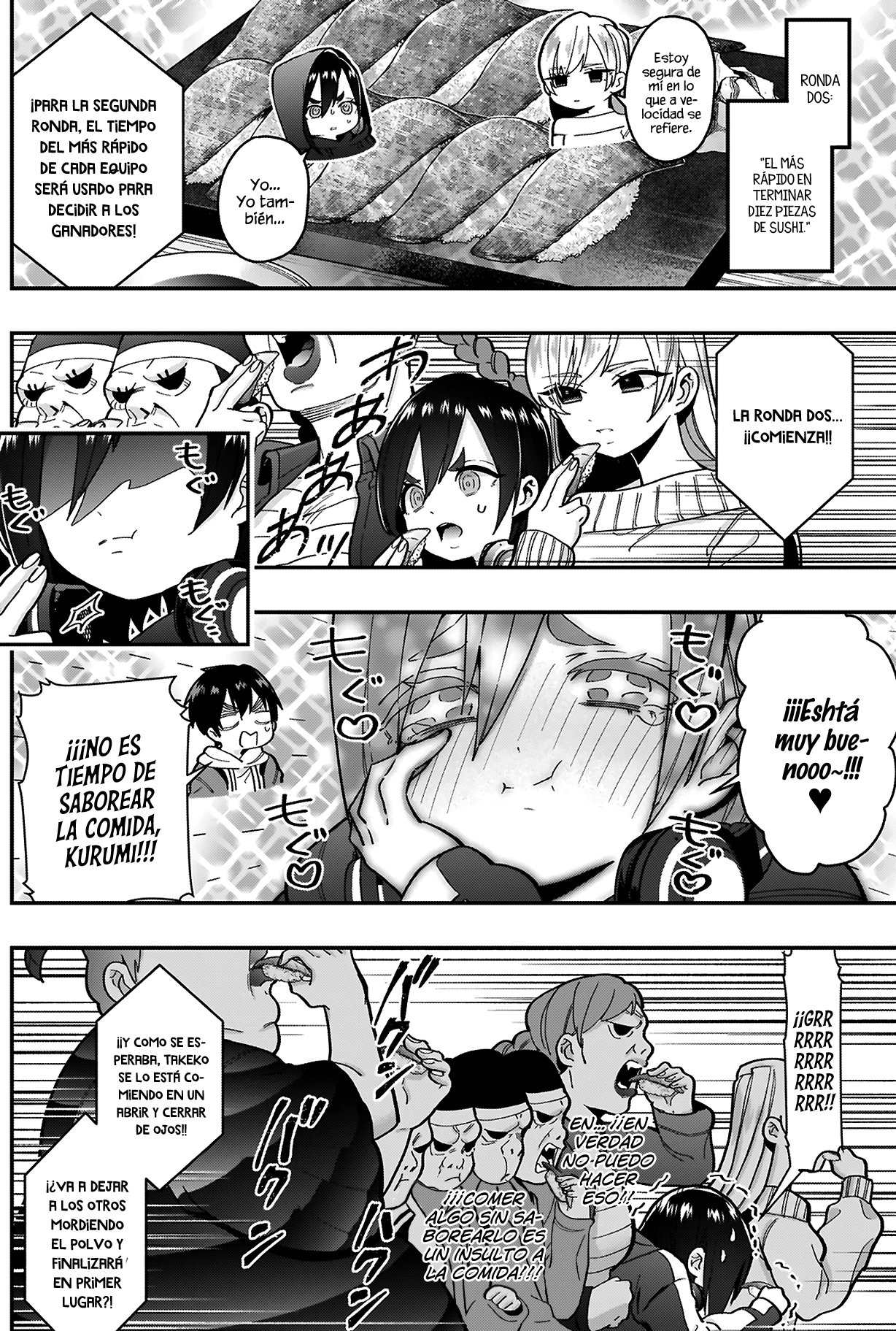 Kimi no koto ga Dai Dai Dai Dai Daisuki na 100-nin no Kanojo Capitulo 26: ¡Batalla feroz! El festival de lucha de comida empieza. página 10