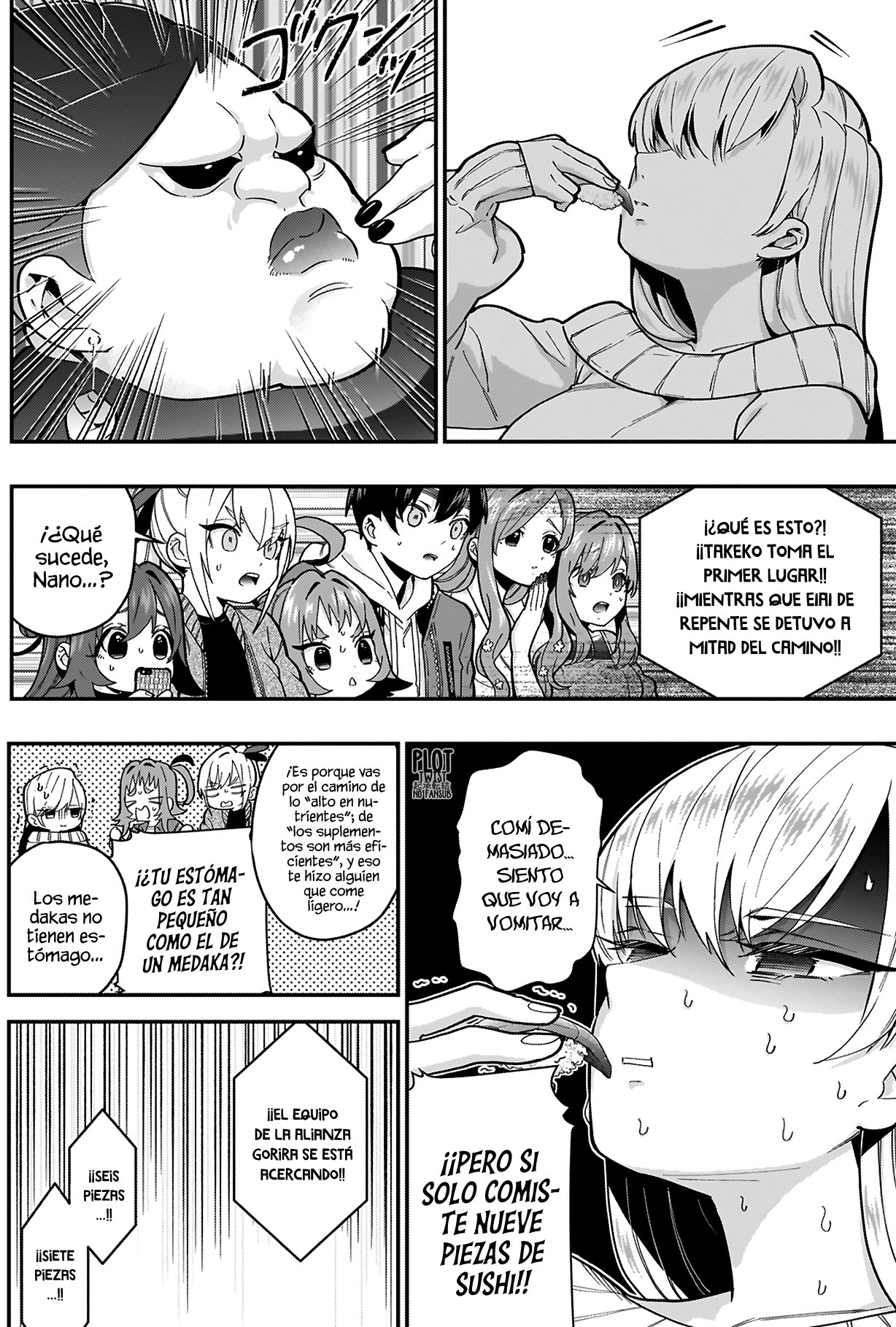 Kimi no koto ga Dai Dai Dai Dai Daisuki na 100-nin no Kanojo Capitulo 26: ¡Batalla feroz! El festival de lucha de comida empieza. página 12