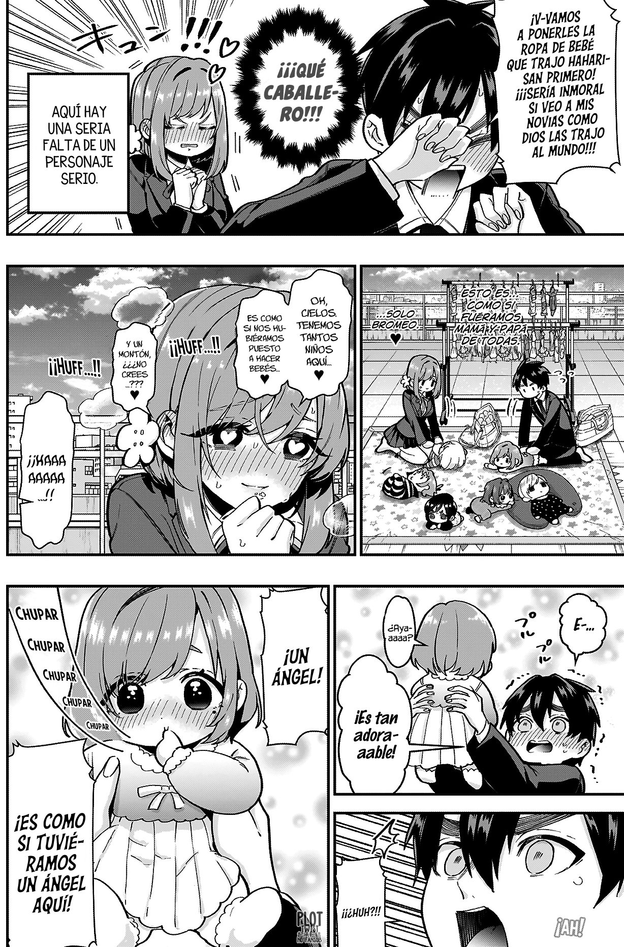 Kimi no koto ga Dai Dai Dai Dai Daisuki na 100-nin no Kanojo Capitulo 28: Todo mundo fue bebé en cierto punto página 7