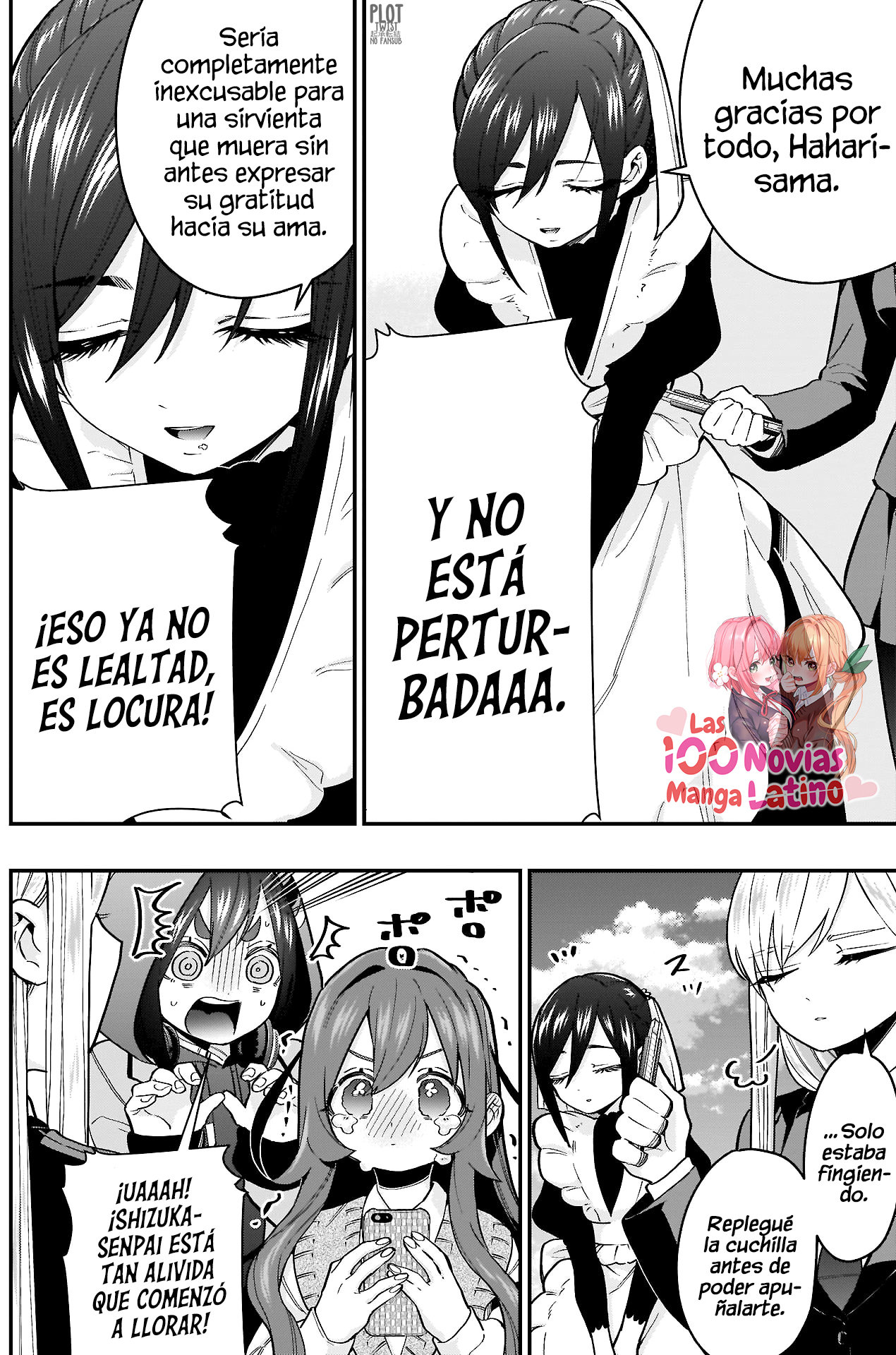 Kimi no koto ga Dai Dai Dai Dai Daisuki na 100-nin no Kanojo Capitulo 30: La sirvienta que siempre está sonriendo página 9