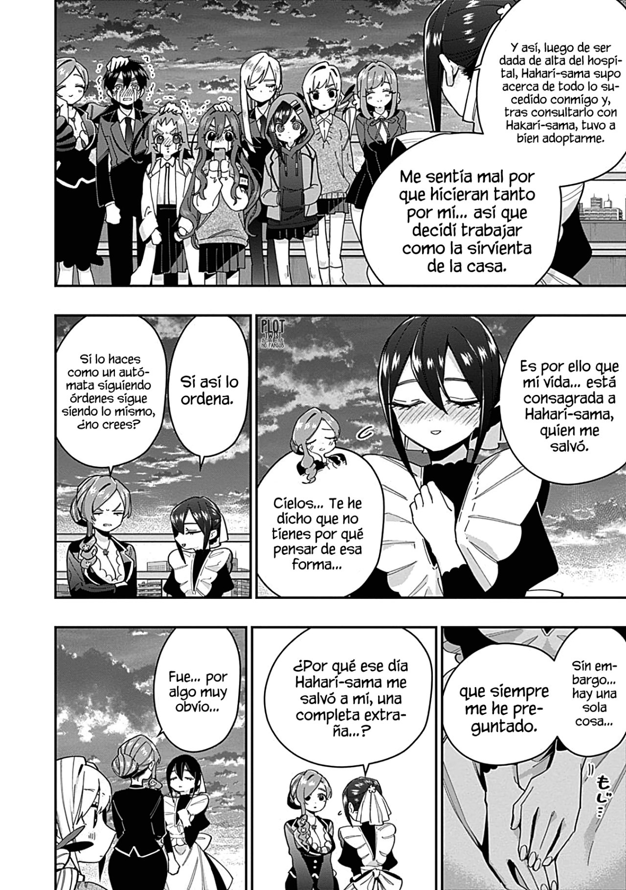 Kimi no koto ga Dai Dai Dai Dai Daisuki na 100-nin no Kanojo Capitulo 32.5: El encuentro de Mei y Hahari (extras del volumen 4) página 5