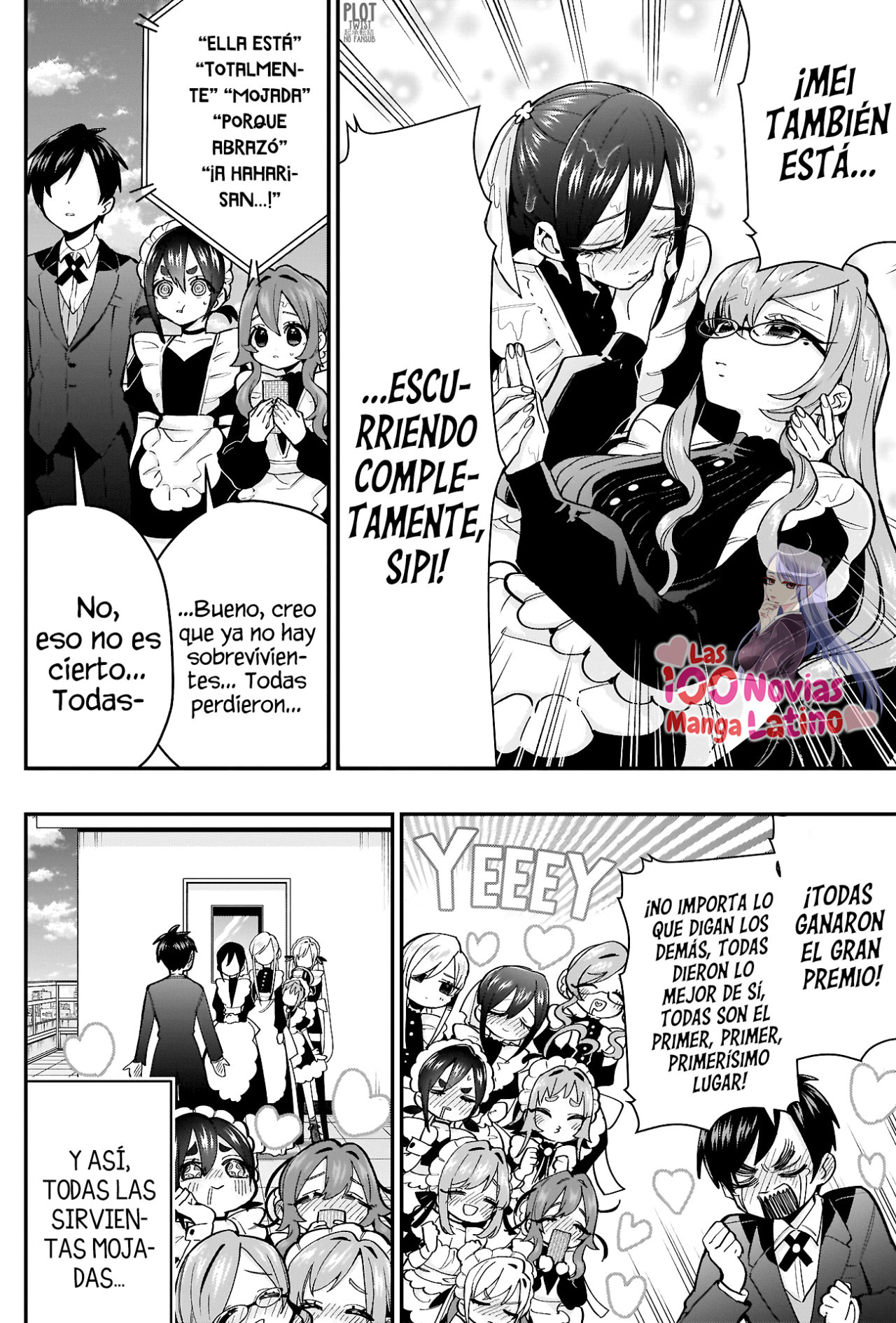 Kimi no koto ga Dai Dai Dai Dai Daisuki na 100-nin no Kanojo Capitulo 32: Fiesta de sirvientas mojadas página 21