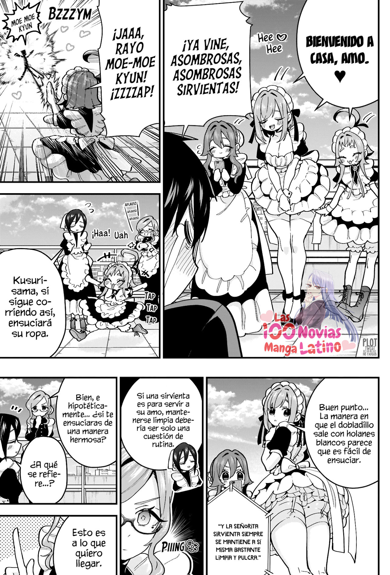 Kimi no koto ga Dai Dai Dai Dai Daisuki na 100-nin no Kanojo Capitulo 32: Fiesta de sirvientas mojadas página 4