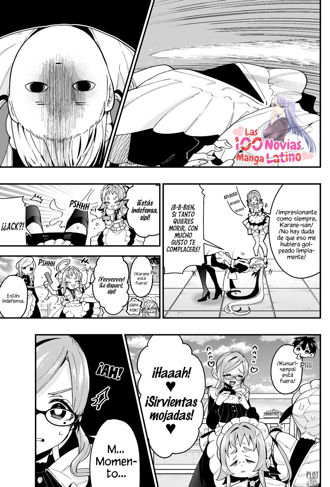 Kimi no koto ga Dai Dai Dai Dai Daisuki na 100-nin no Kanojo Capitulo 32: Fiesta de sirvientas mojadas página 8