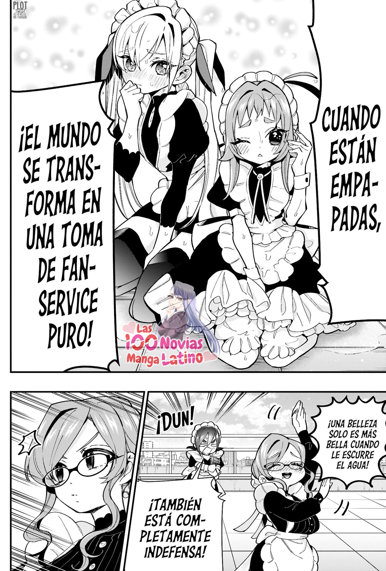 Kimi no koto ga Dai Dai Dai Dai Daisuki na 100-nin no Kanojo Capitulo 32: Fiesta de sirvientas mojadas página 9