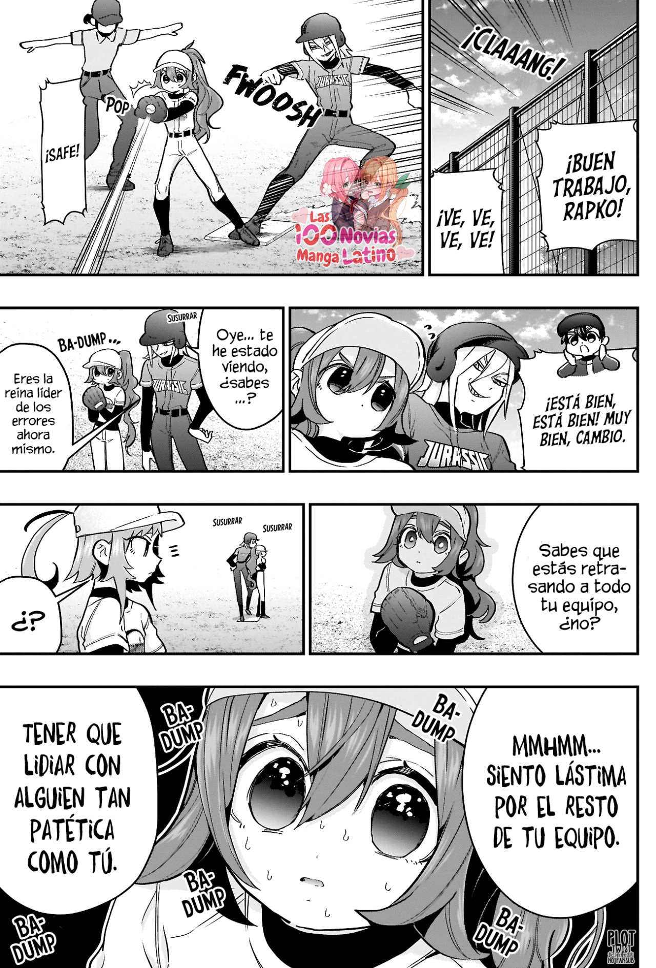 Kimi no koto ga Dai Dai Dai Dai Daisuki na 100-nin no Kanojo Capitulo 35: ¡S-Solo por tener nueve jugadores el béisbol no se hace fácil instantáneamente! página 12
