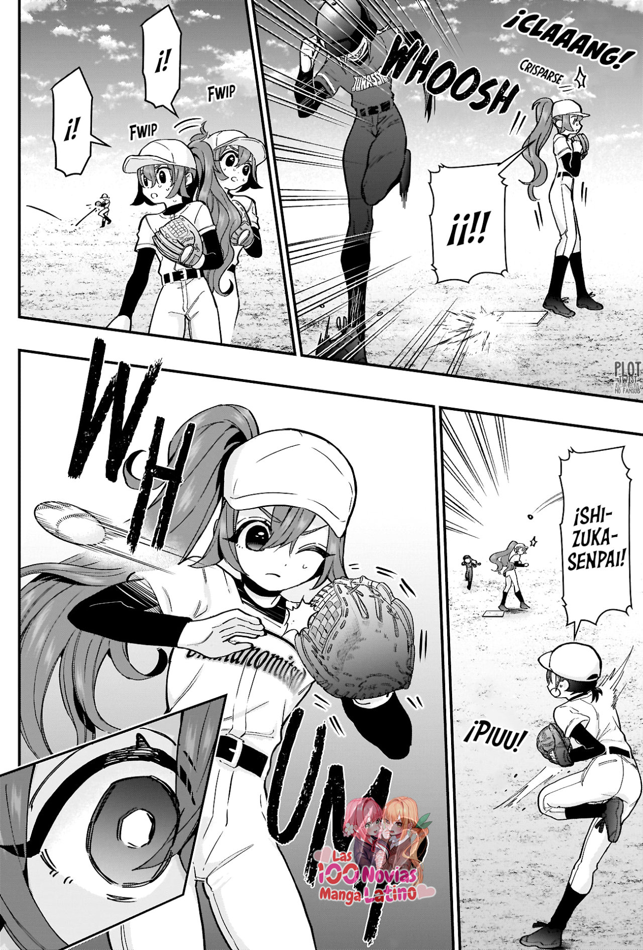 Kimi no koto ga Dai Dai Dai Dai Daisuki na 100-nin no Kanojo Capitulo 35: ¡S-Solo por tener nueve jugadores el béisbol no se hace fácil instantáneamente! página 14