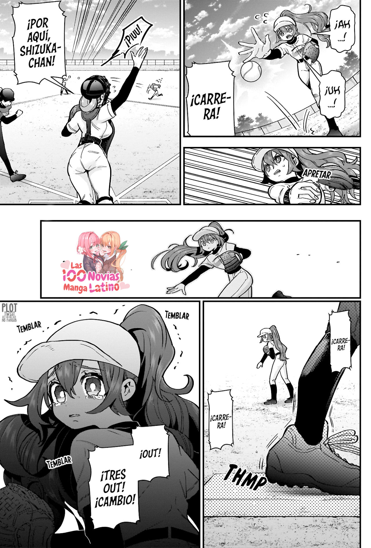 Kimi no koto ga Dai Dai Dai Dai Daisuki na 100-nin no Kanojo Capitulo 35: ¡S-Solo por tener nueve jugadores el béisbol no se hace fácil instantáneamente! página 15