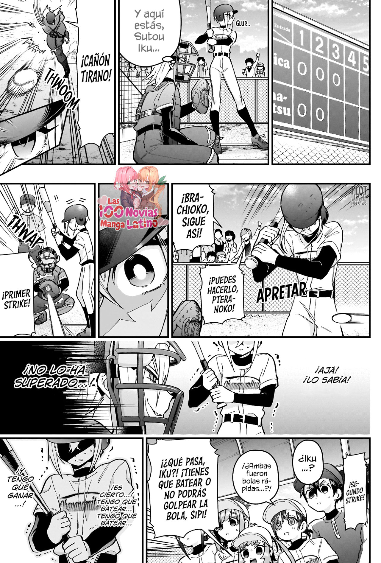 Kimi no koto ga Dai Dai Dai Dai Daisuki na 100-nin no Kanojo Capitulo 35: ¡S-Solo por tener nueve jugadores el béisbol no se hace fácil instantáneamente! página 8