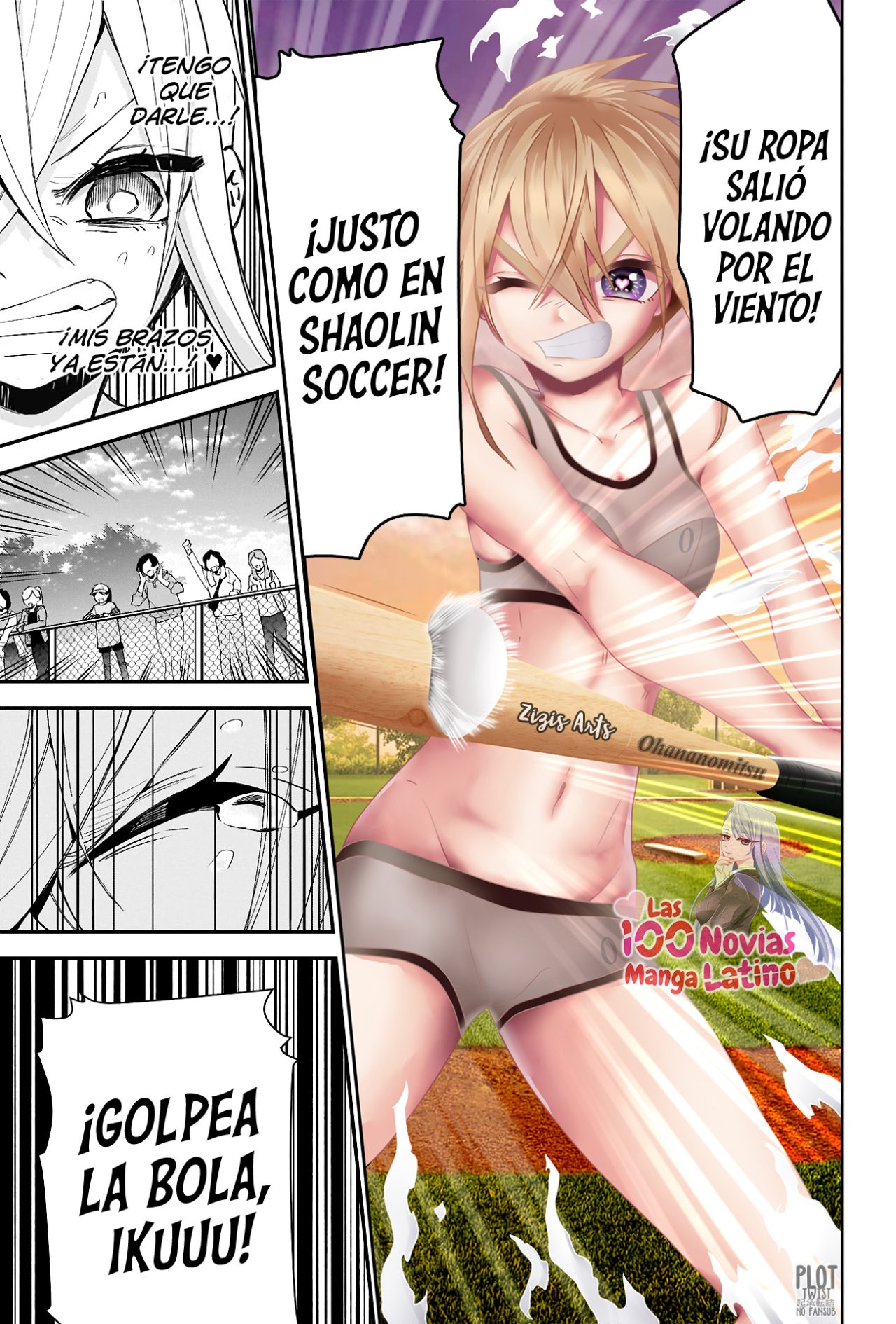 Kimi no koto ga Dai Dai Dai Dai Daisuki na 100-nin no Kanojo Capitulo 36: Lo juro por tu Home run página 16