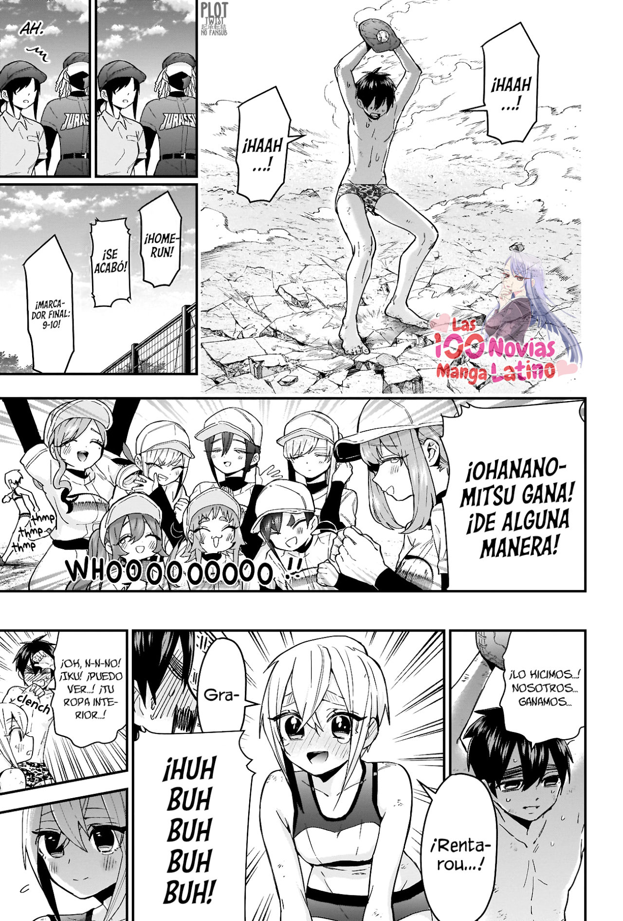 Kimi no koto ga Dai Dai Dai Dai Daisuki na 100-nin no Kanojo Capitulo 36: Lo juro por tu Home run página 20