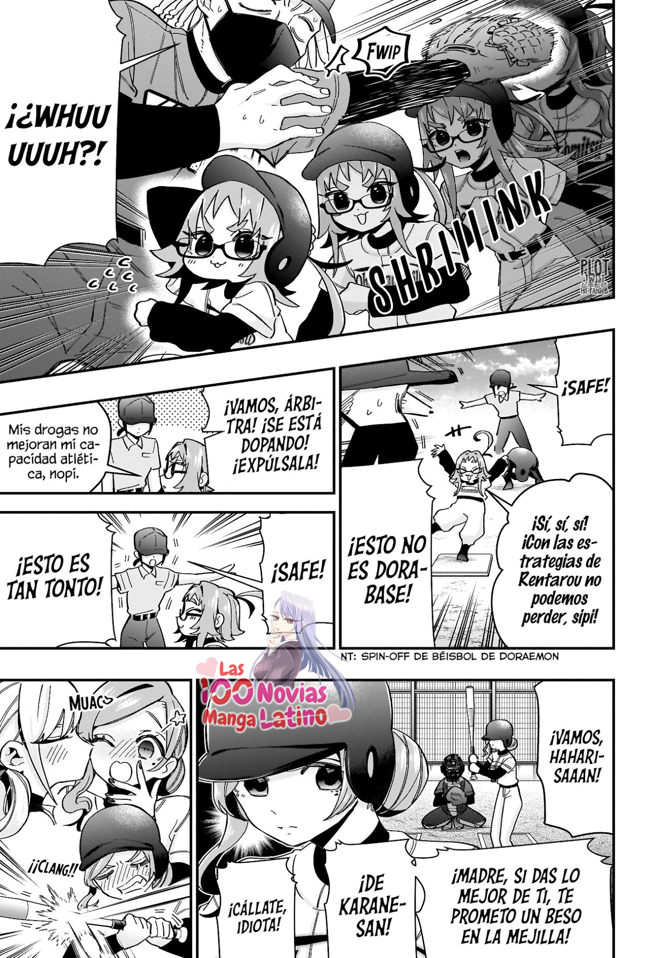 Kimi no koto ga Dai Dai Dai Dai Daisuki na 100-nin no Kanojo Capitulo 36: Lo juro por tu Home run página 4