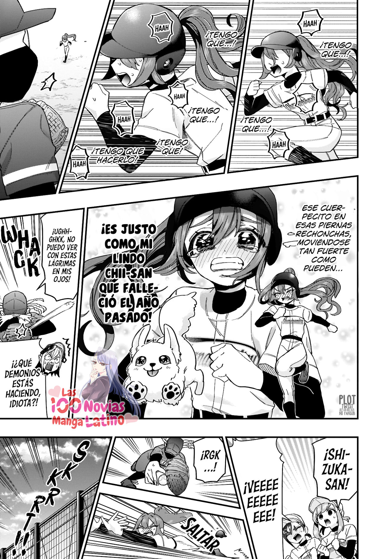 Kimi no koto ga Dai Dai Dai Dai Daisuki na 100-nin no Kanojo Capitulo 36: Lo juro por tu Home run página 8