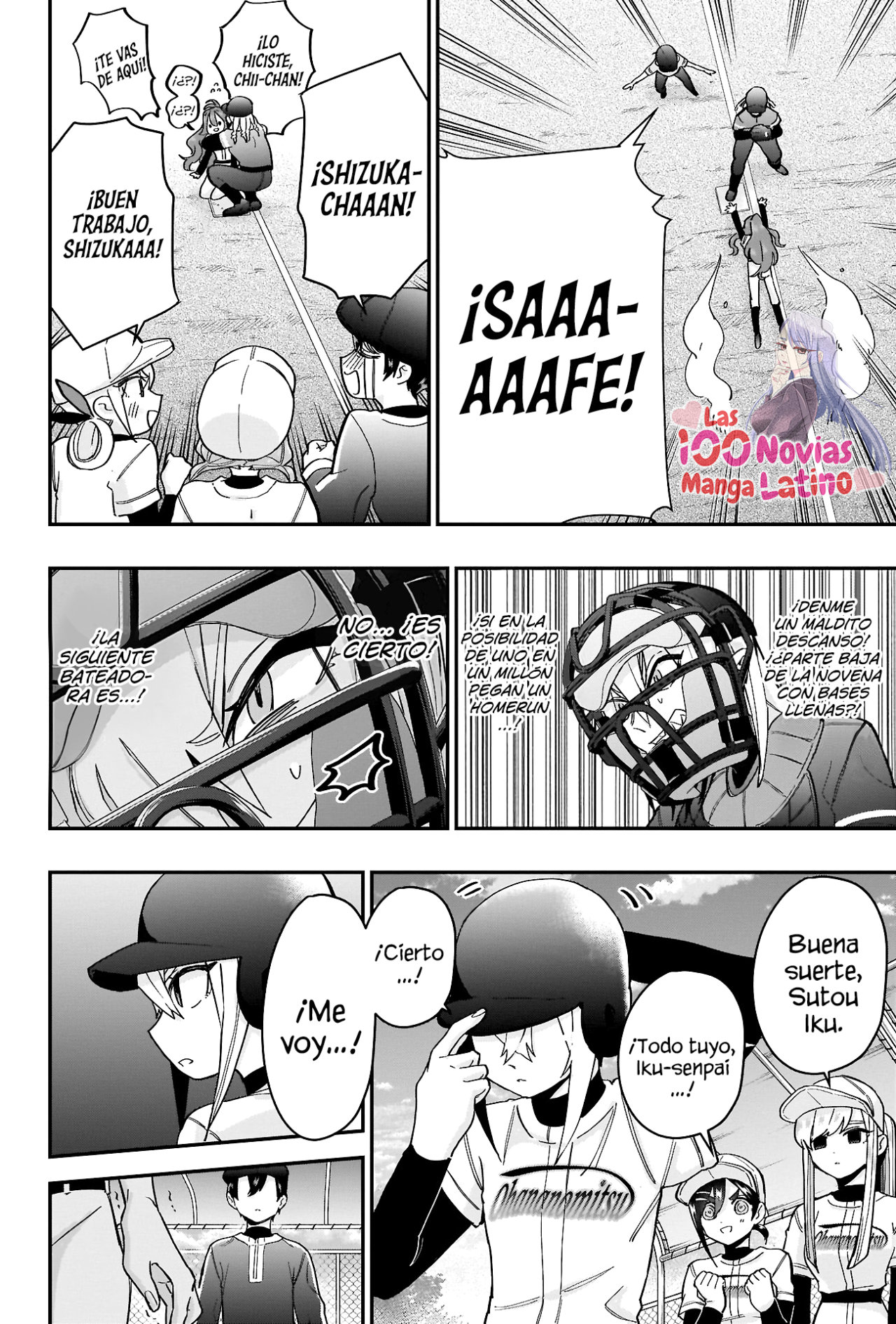 Kimi no koto ga Dai Dai Dai Dai Daisuki na 100-nin no Kanojo Capitulo 36: Lo juro por tu Home run página 9