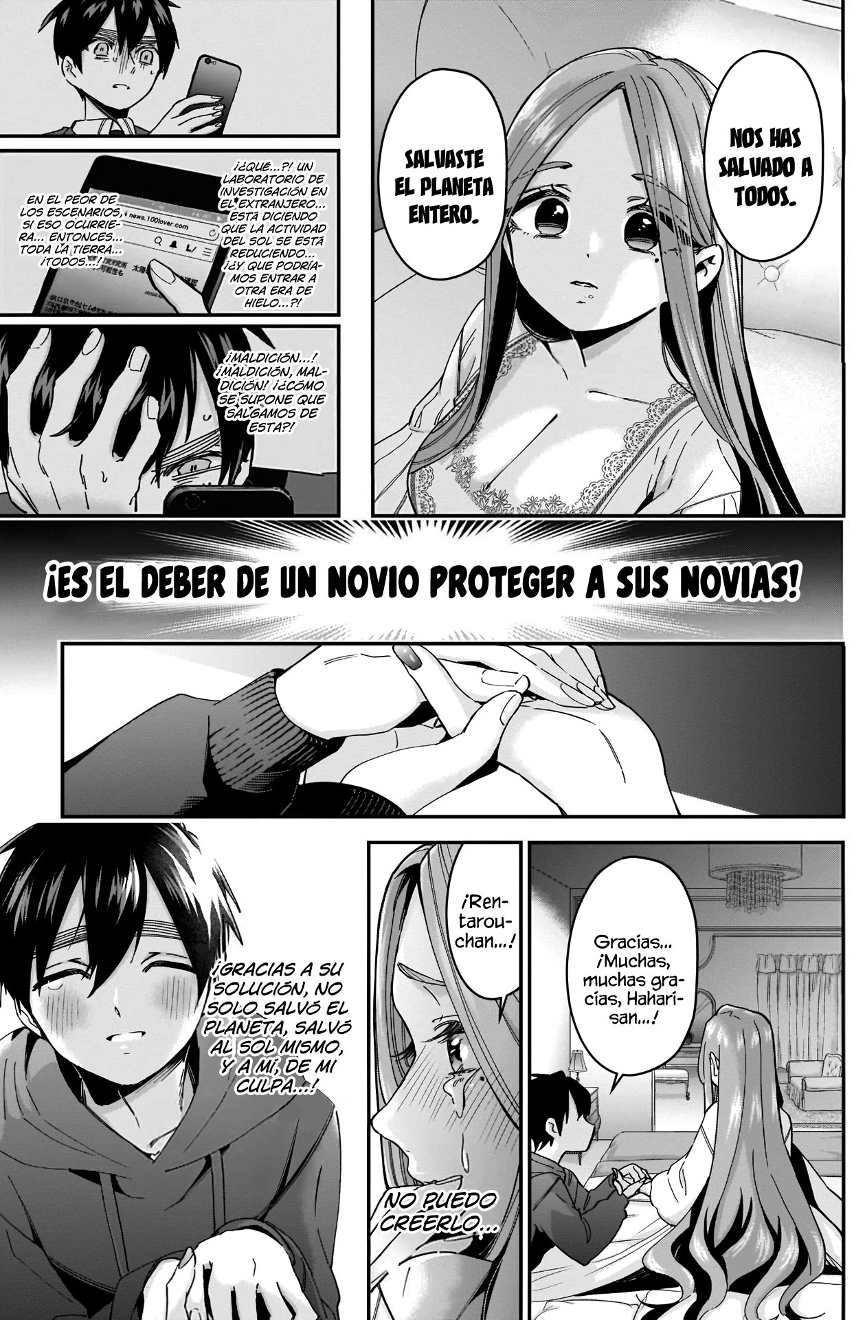 Kimi no koto ga Dai Dai Dai Dai Daisuki na 100-nin no Kanojo Capitulo 43: Ahora que has acabado con el Mundo página 23