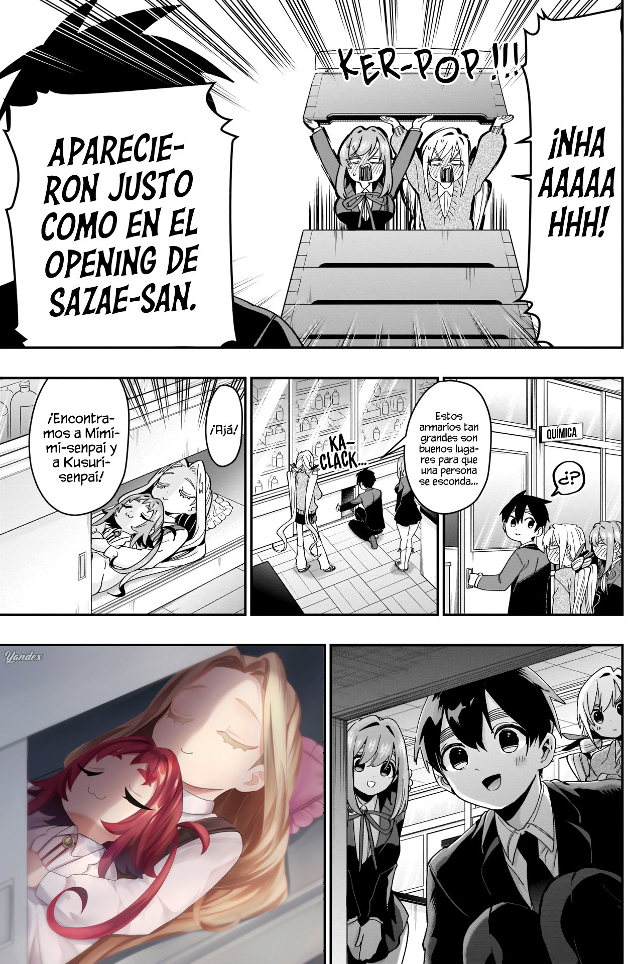 Kimi no koto ga Dai Dai Dai Dai Daisuki na 100-nin no Kanojo Capitulo 46: ¡Emociones incontenibles! Las escondidas en la escuela. página 11