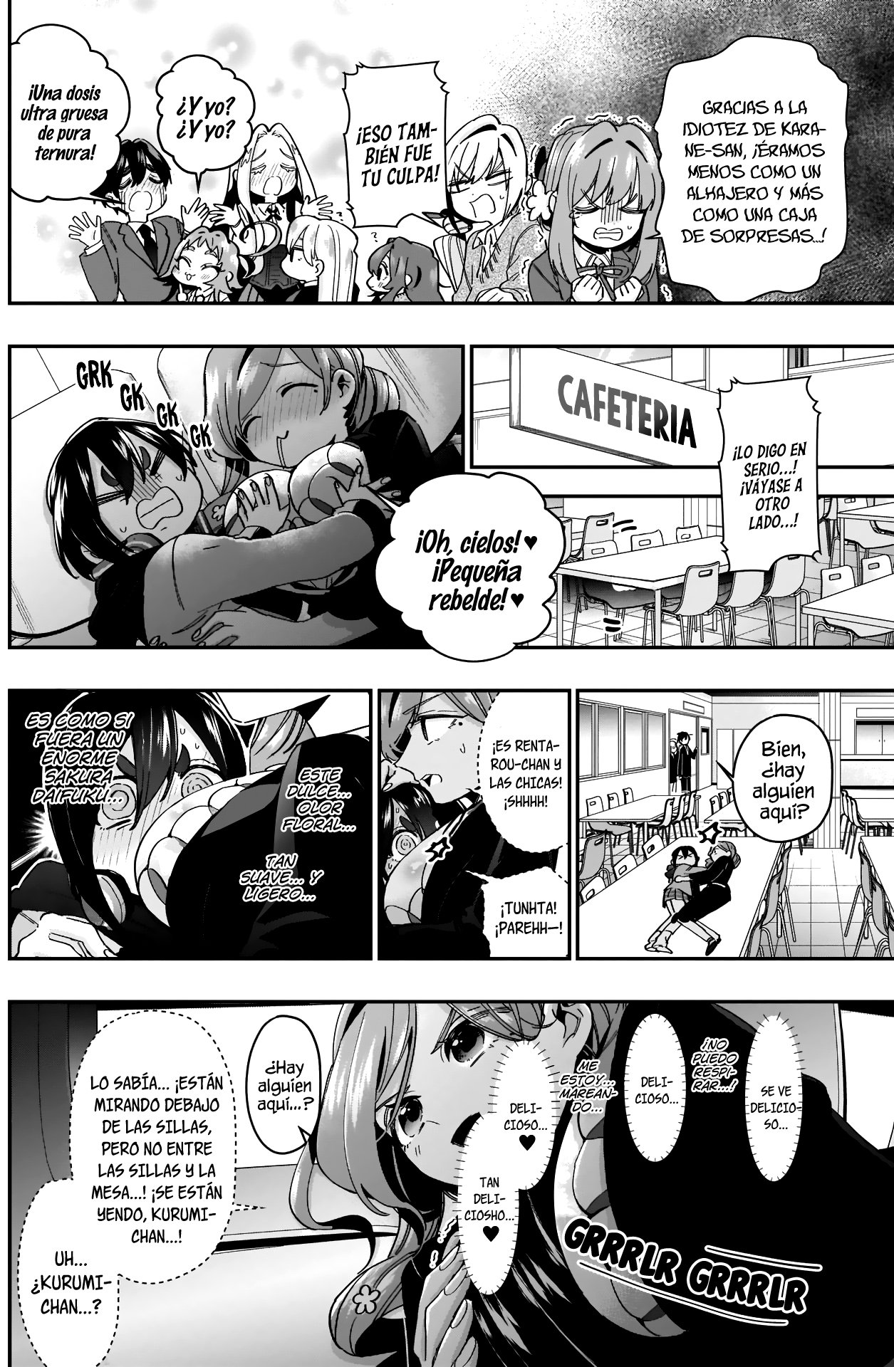 Kimi no koto ga Dai Dai Dai Dai Daisuki na 100-nin no Kanojo Capitulo 46: ¡Emociones incontenibles! Las escondidas en la escuela. página 15