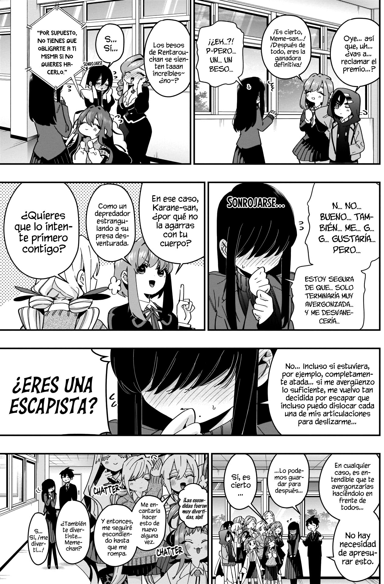 Kimi no koto ga Dai Dai Dai Dai Daisuki na 100-nin no Kanojo Capitulo 46: ¡Emociones incontenibles! Las escondidas en la escuela. página 22