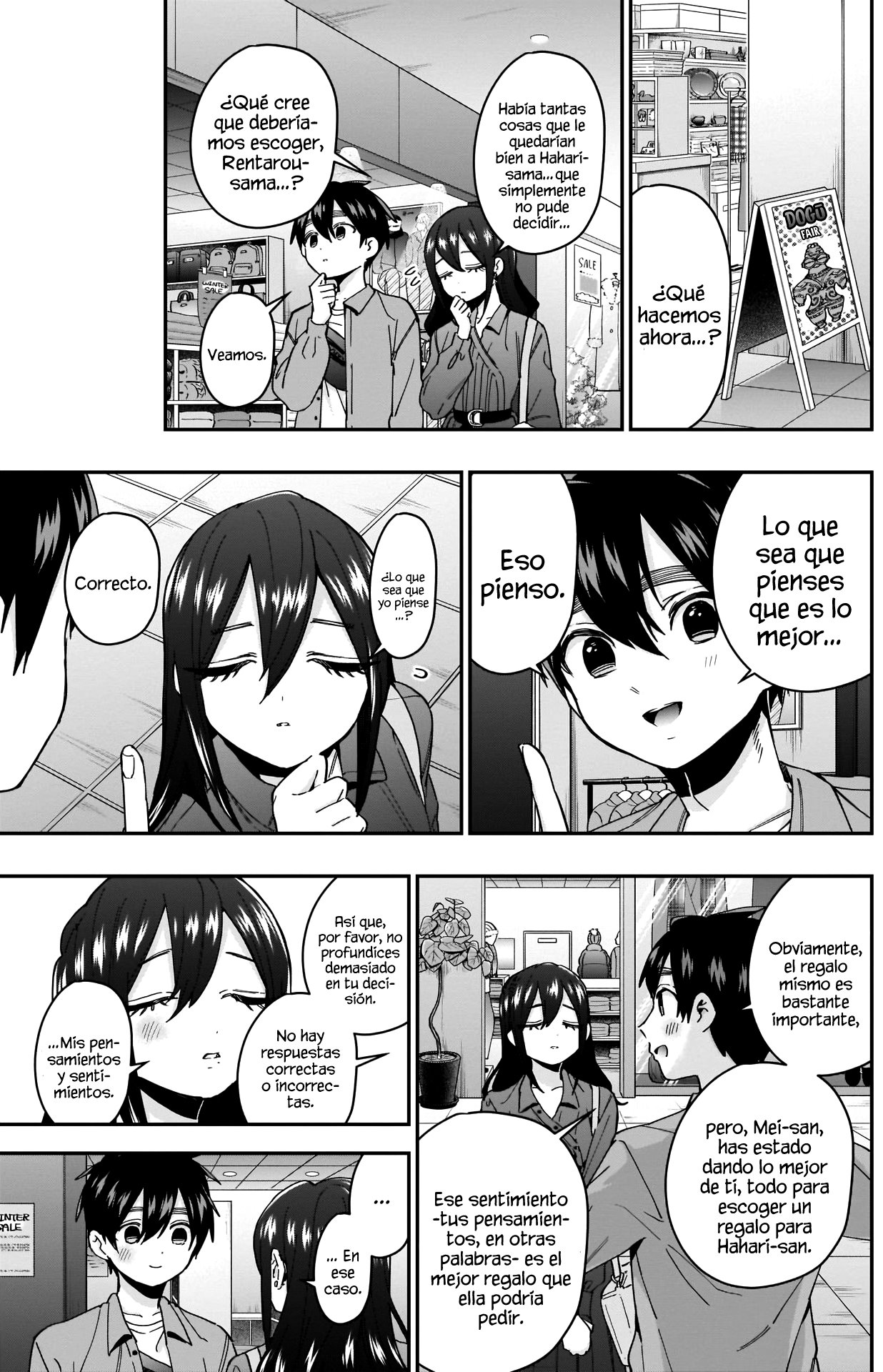 Kimi no koto ga Dai Dai Dai Dai Daisuki na 100-nin no Kanojo Capitulo 47: La gran ofensiva de regalos de Mei-san página 9