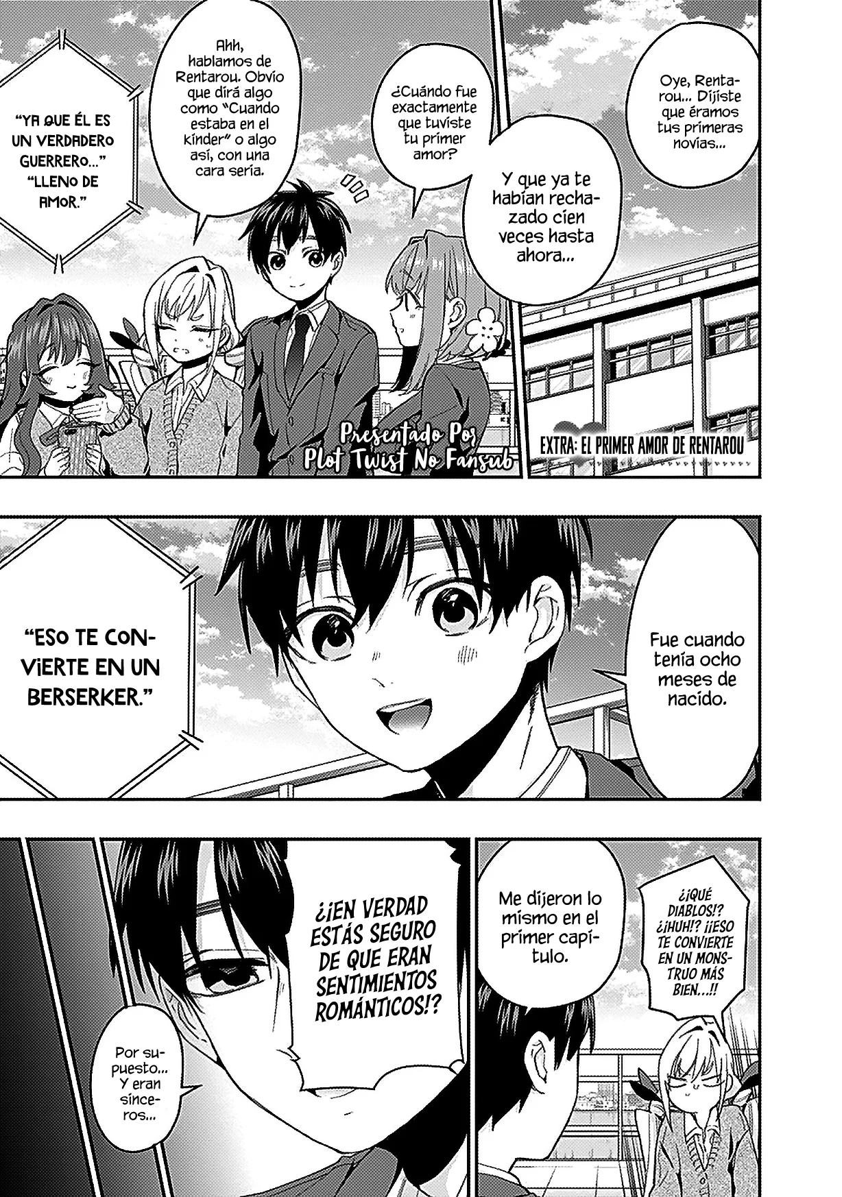 Kimi no koto ga Dai Dai Dai Dai Daisuki na 100-nin no Kanojo Capitulo 5.5: El primer amor de rentarou página 3