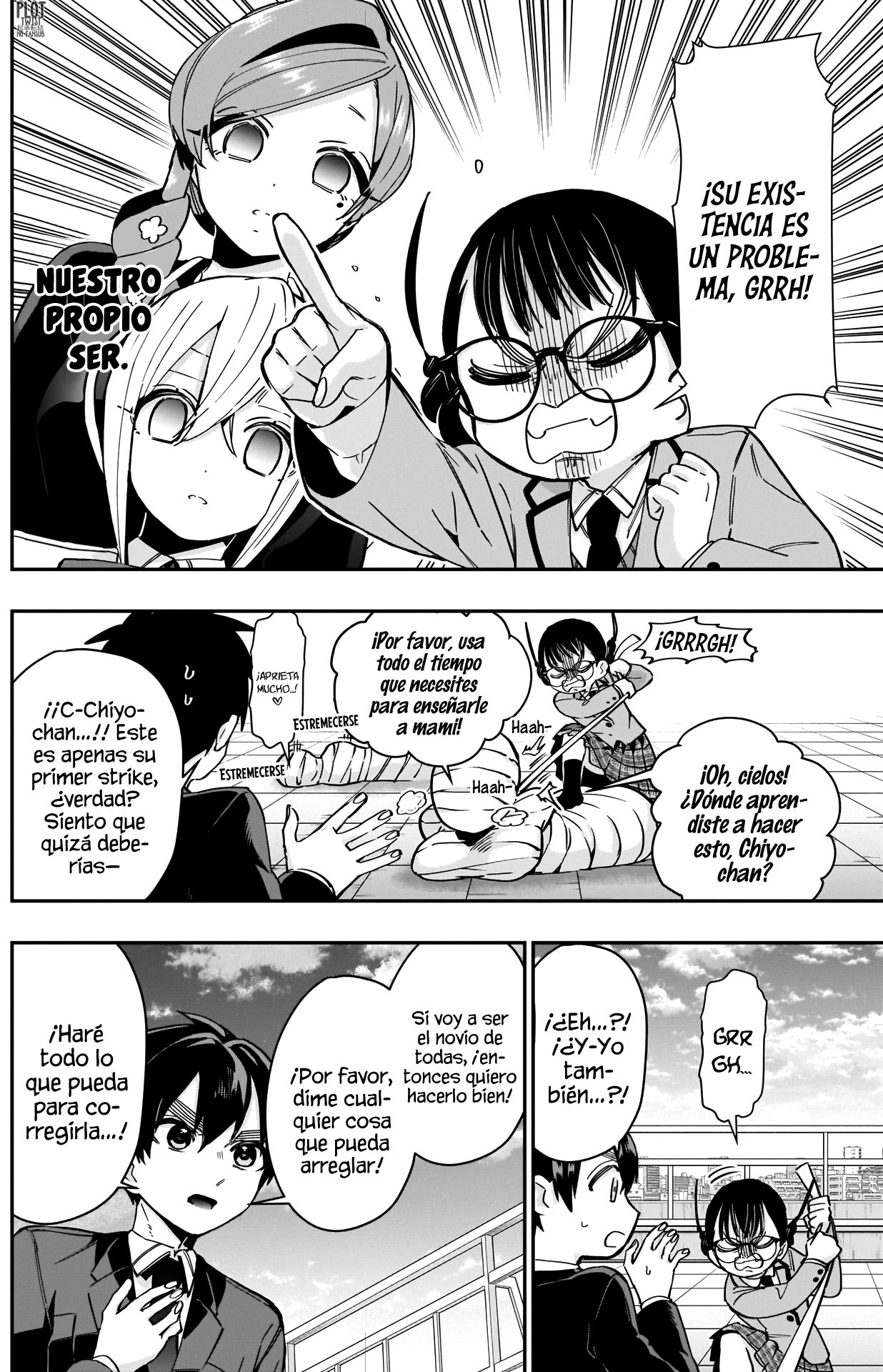 Kimi no koto ga Dai Dai Dai Dai Daisuki na 100-nin no Kanojo Capitulo 52: Orientación familiar de Chiyo-chan página 17
