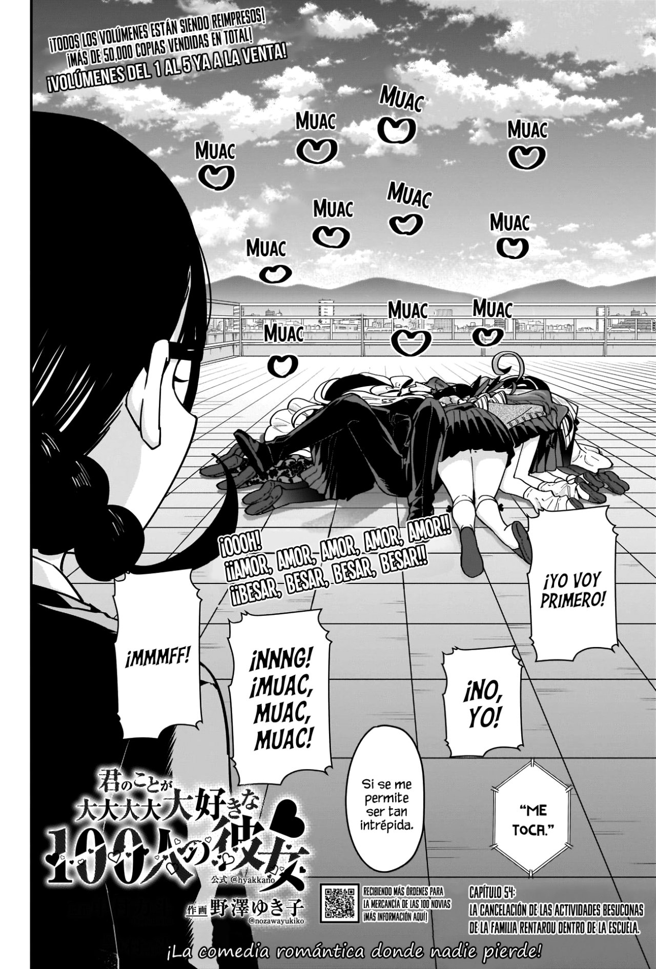 Kimi no koto ga Dai Dai Dai Dai Daisuki na 100-nin no Kanojo Capitulo 54: La cancelación de las actividades besuconas de la familia Rentarou dentro de la escuela. página 4