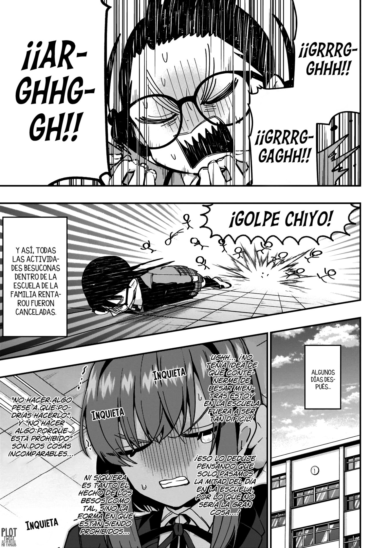 Kimi no koto ga Dai Dai Dai Dai Daisuki na 100-nin no Kanojo Capitulo 54: La cancelación de las actividades besuconas de la familia Rentarou dentro de la escuela. página 5