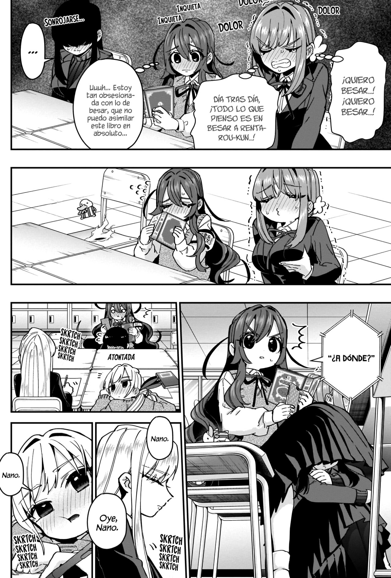 Kimi no koto ga Dai Dai Dai Dai Daisuki na 100-nin no Kanojo Capitulo 54: La cancelación de las actividades besuconas de la familia Rentarou dentro de la escuela. página 6