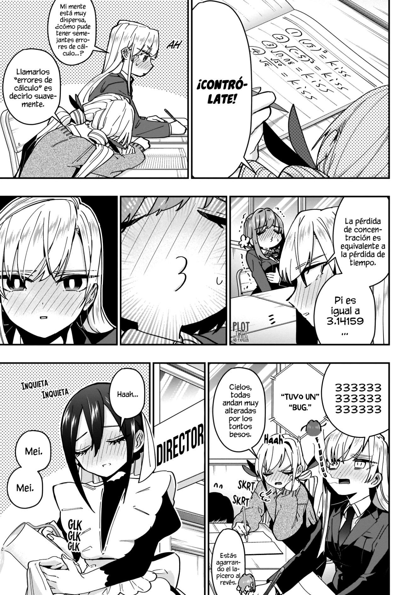 Kimi no koto ga Dai Dai Dai Dai Daisuki na 100-nin no Kanojo Capitulo 54: La cancelación de las actividades besuconas de la familia Rentarou dentro de la escuela. página 7