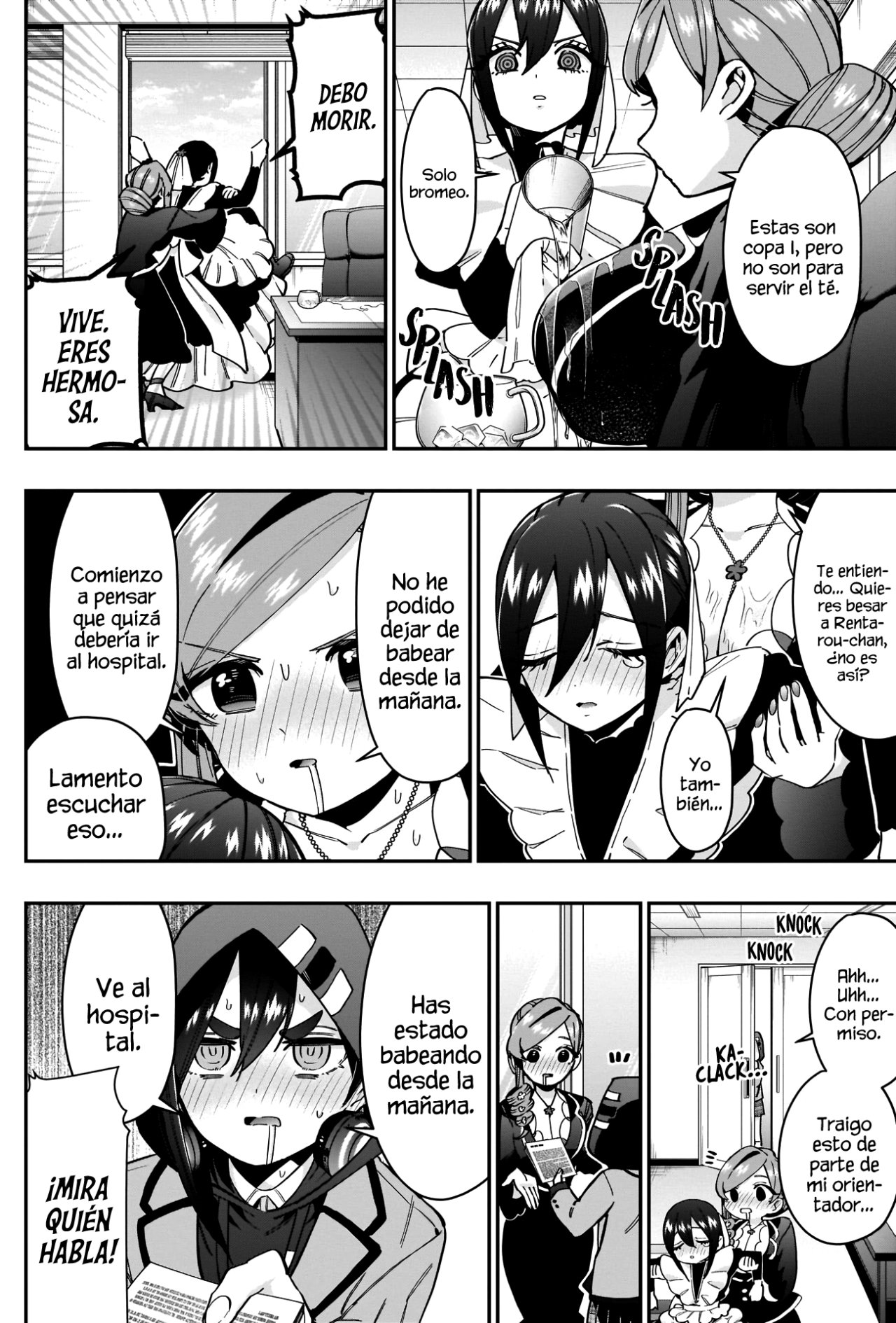 Kimi no koto ga Dai Dai Dai Dai Daisuki na 100-nin no Kanojo Capitulo 54: La cancelación de las actividades besuconas de la familia Rentarou dentro de la escuela. página 8