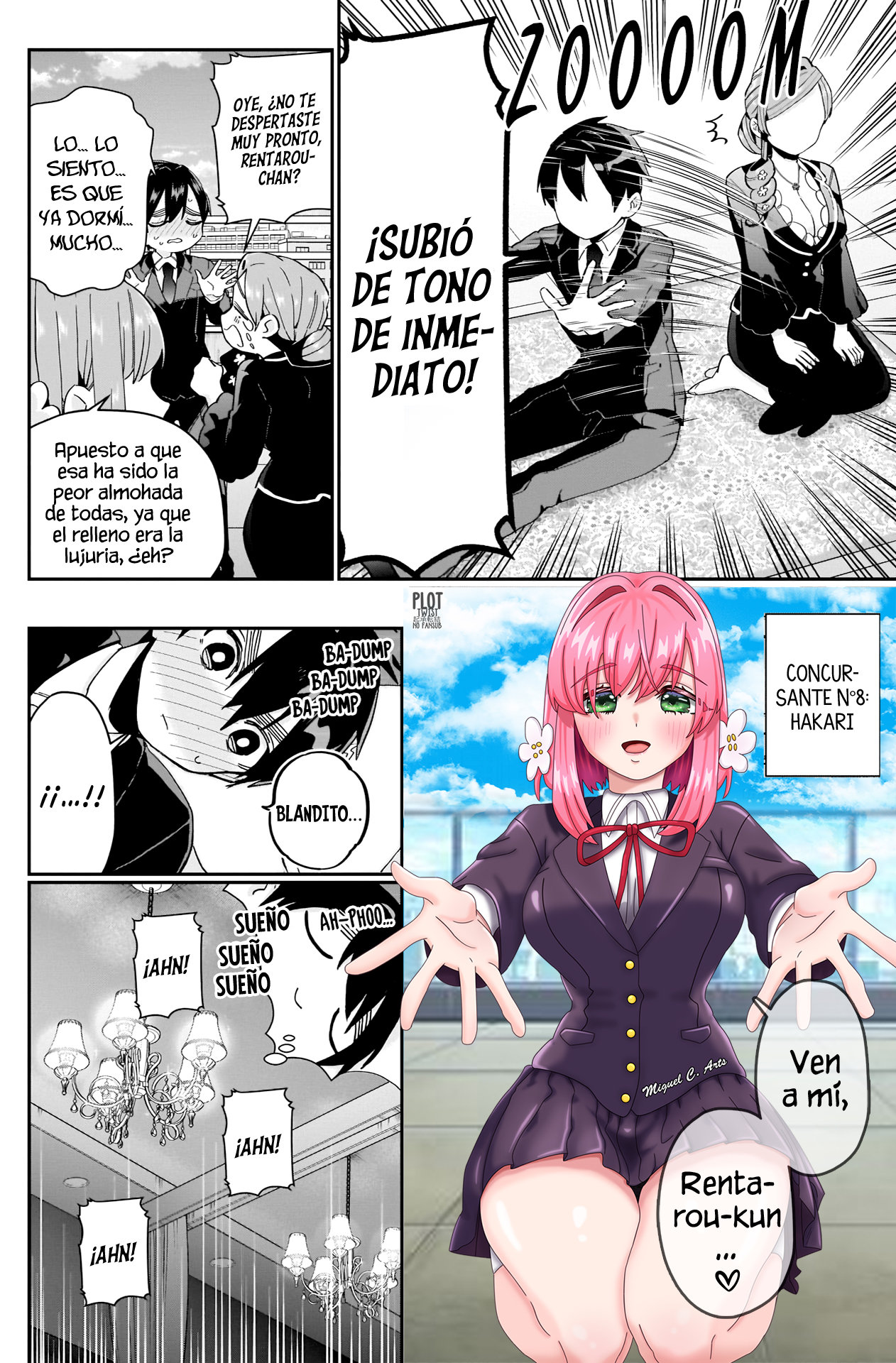 Kimi no koto ga Dai Dai Dai Dai Daisuki na 100-nin no Kanojo Capitulo 56: La batalla para decidir qué regazo hará de almohada página 15