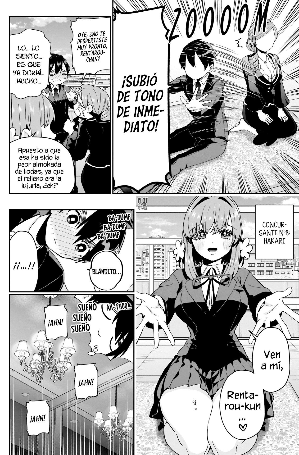 Kimi no koto ga Dai Dai Dai Dai Daisuki na 100-nin no Kanojo Capitulo 56: La batalla para decidir qué regazo hará de almohada página 16