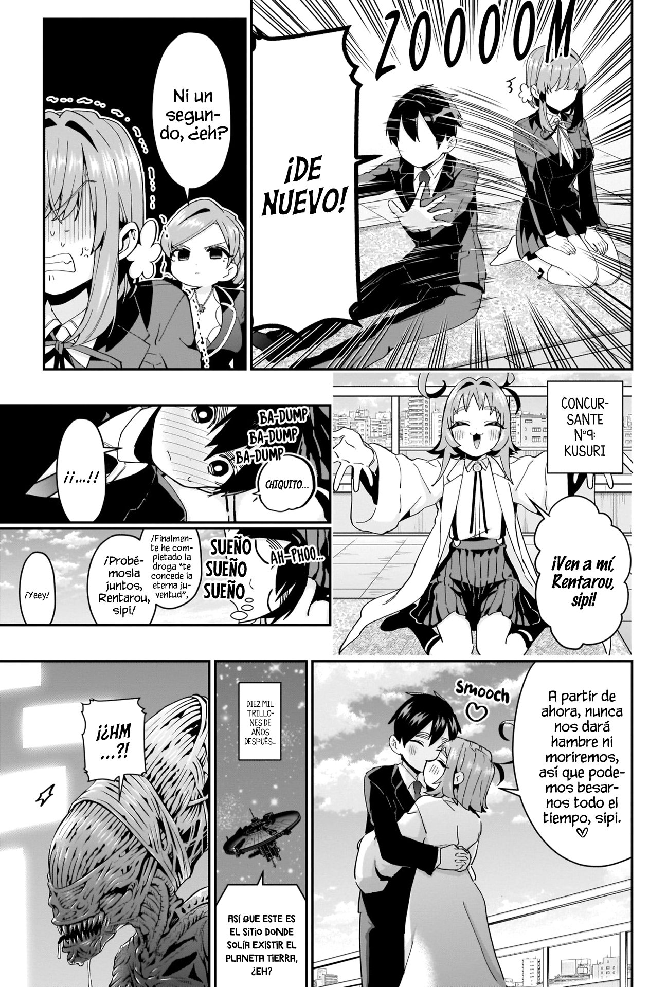 Kimi no koto ga Dai Dai Dai Dai Daisuki na 100-nin no Kanojo Capitulo 56: La batalla para decidir qué regazo hará de almohada página 17