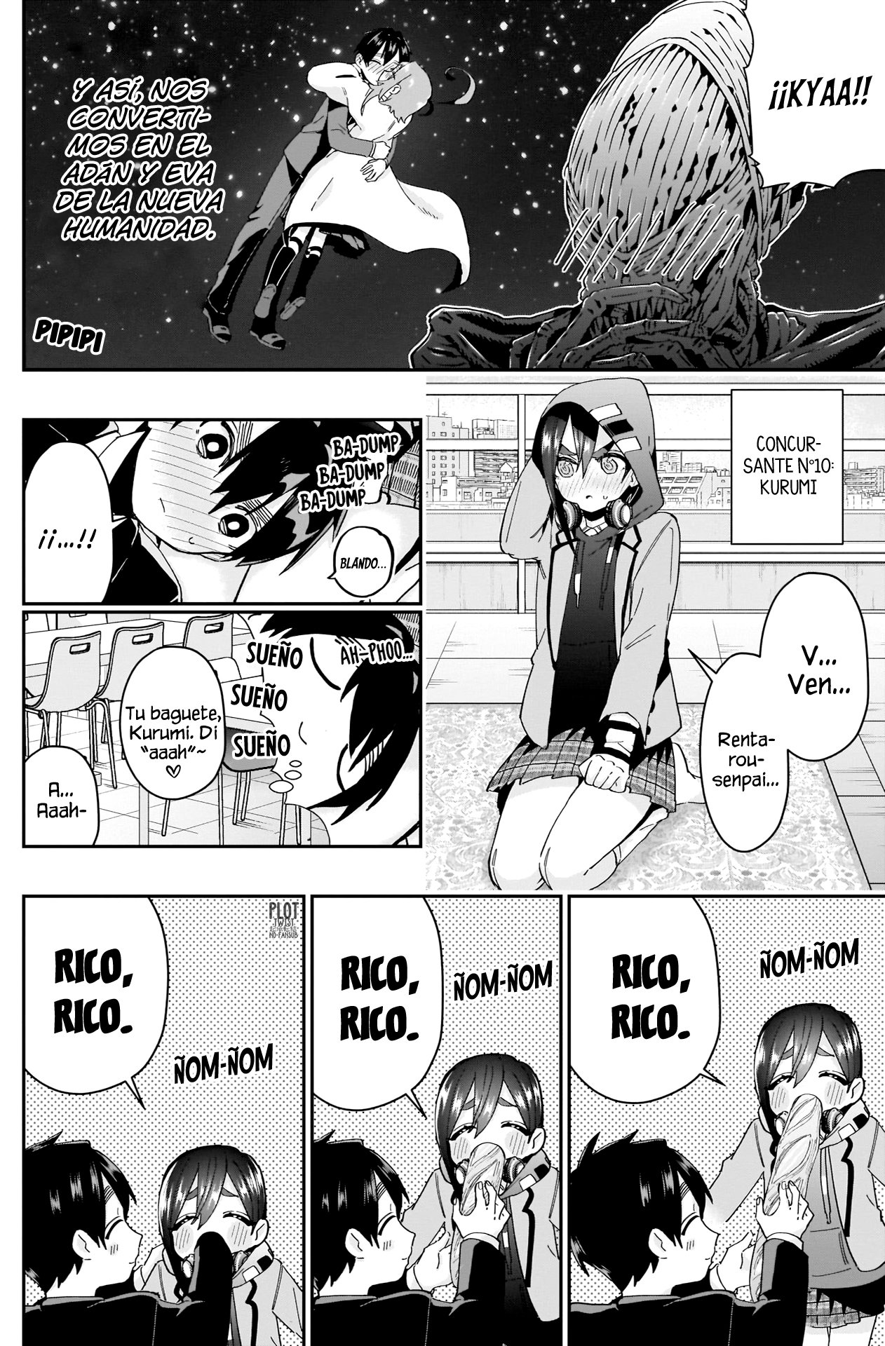 Kimi no koto ga Dai Dai Dai Dai Daisuki na 100-nin no Kanojo Capitulo 56: La batalla para decidir qué regazo hará de almohada página 18