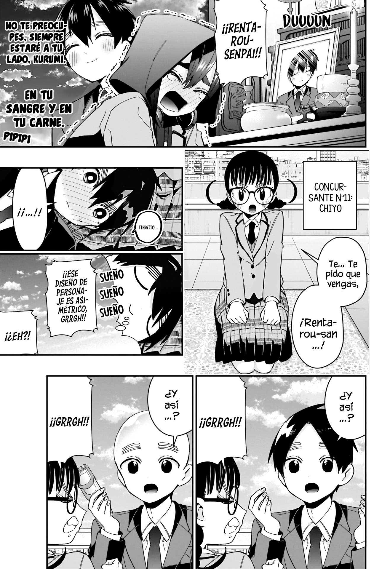 Kimi no koto ga Dai Dai Dai Dai Daisuki na 100-nin no Kanojo Capitulo 56: La batalla para decidir qué regazo hará de almohada página 19