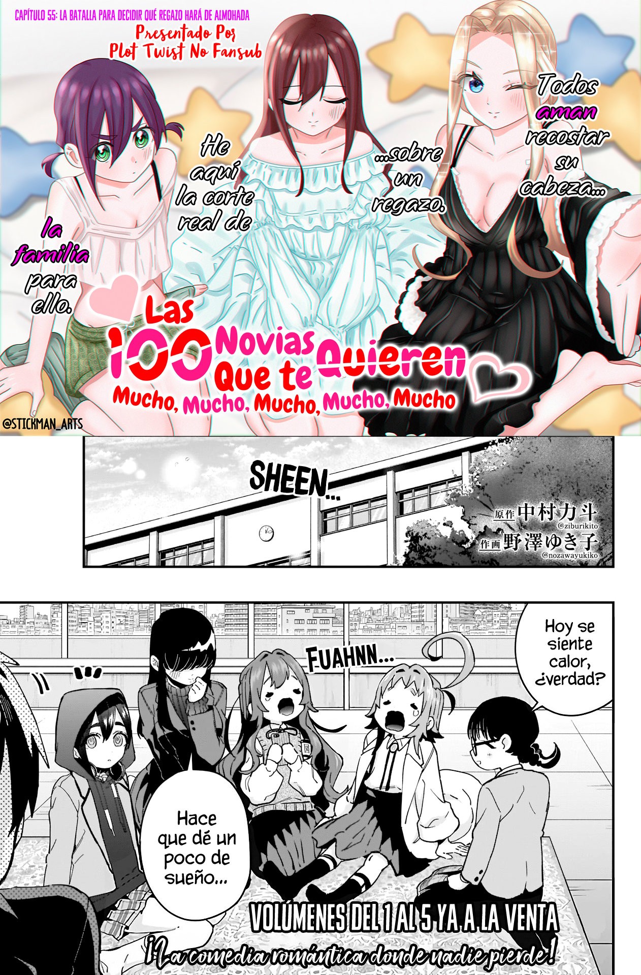 Kimi no koto ga Dai Dai Dai Dai Daisuki na 100-nin no Kanojo Capitulo 56: La batalla para decidir qué regazo hará de almohada página 2