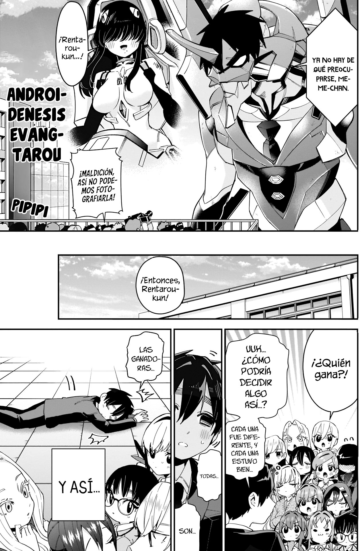 Kimi no koto ga Dai Dai Dai Dai Daisuki na 100-nin no Kanojo Capitulo 56: La batalla para decidir qué regazo hará de almohada página 21