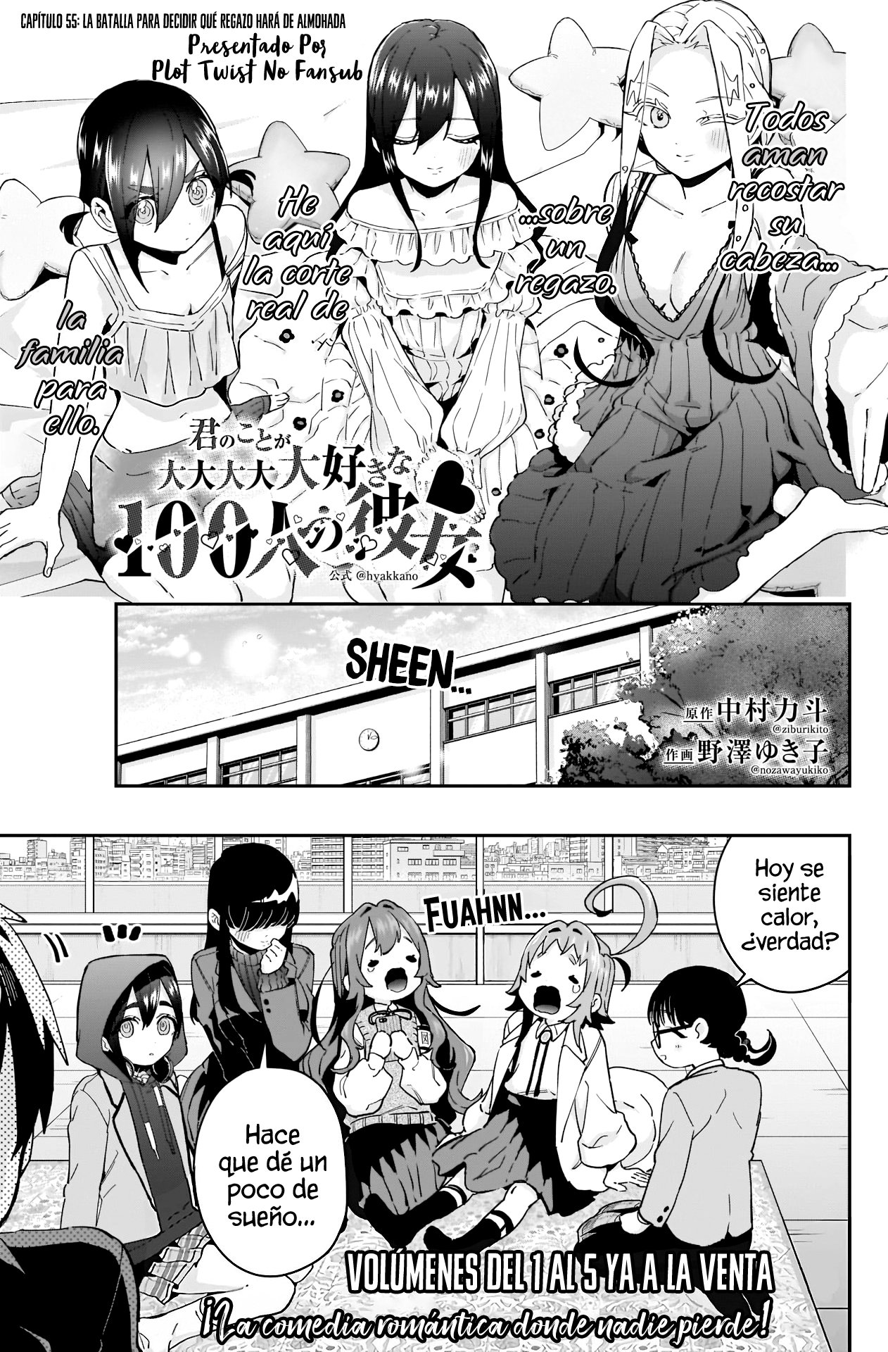Kimi no koto ga Dai Dai Dai Dai Daisuki na 100-nin no Kanojo Capitulo 56: La batalla para decidir qué regazo hará de almohada página 3