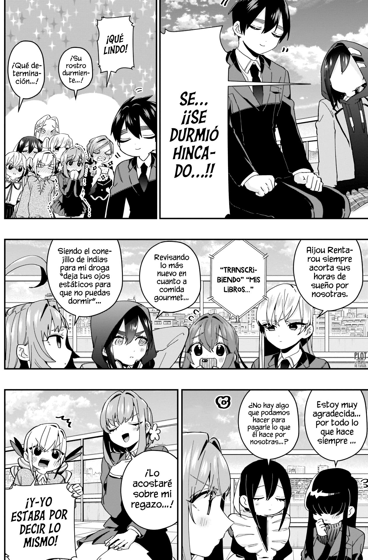 Kimi no koto ga Dai Dai Dai Dai Daisuki na 100-nin no Kanojo Capitulo 56: La batalla para decidir qué regazo hará de almohada página 5