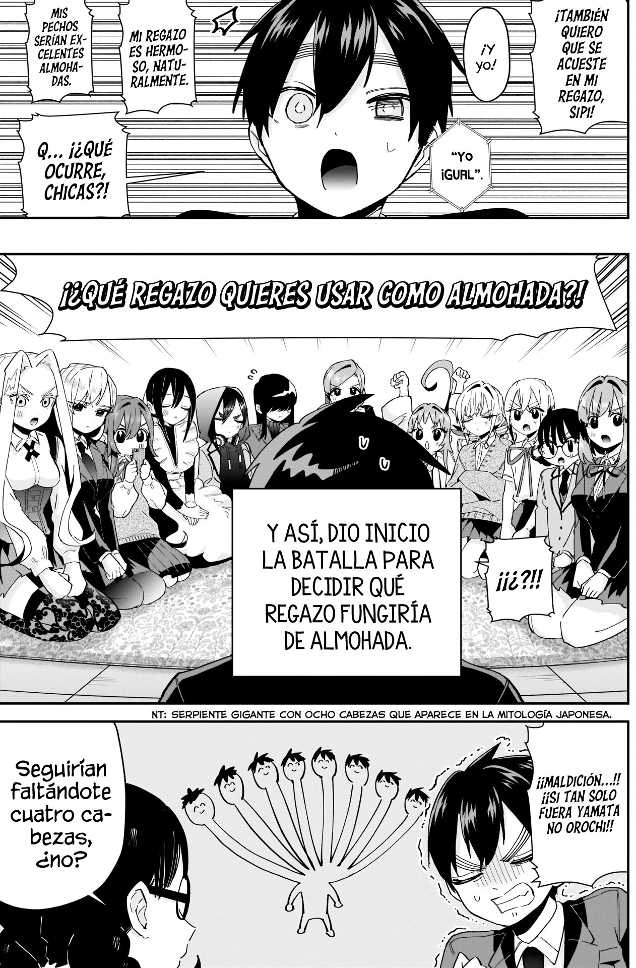 Kimi no koto ga Dai Dai Dai Dai Daisuki na 100-nin no Kanojo Capitulo 56: La batalla para decidir qué regazo hará de almohada página 6