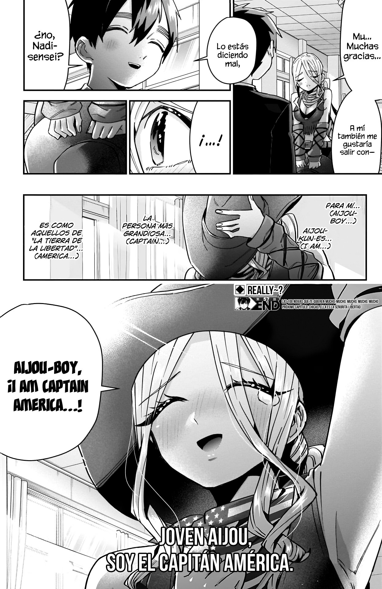 Kimi no koto ga Dai Dai Dai Dai Daisuki na 100-nin no Kanojo Capitulo 57: Nadi-sensei página 24
