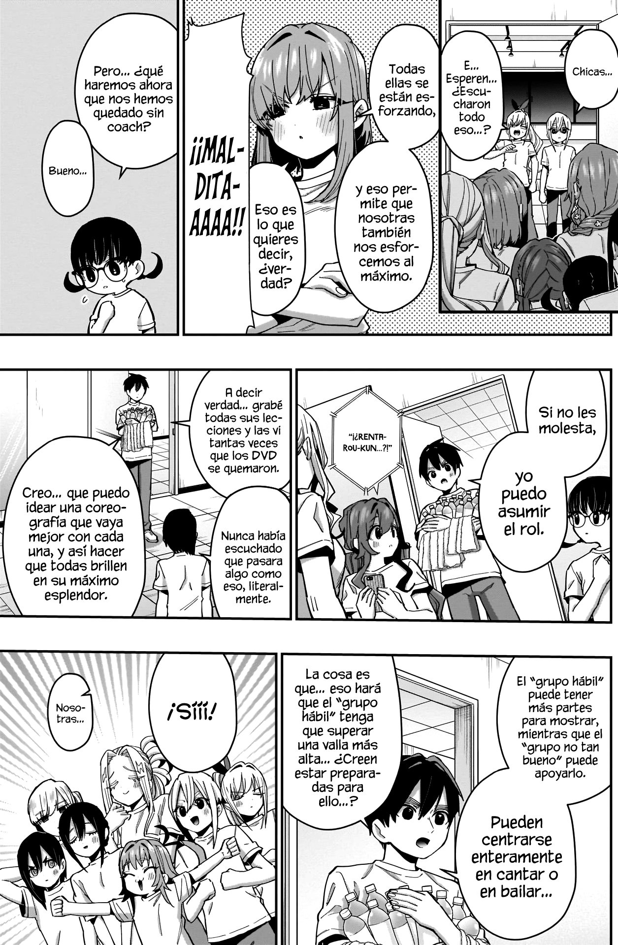 Kimi no koto ga Dai Dai Dai Dai Daisuki na 100-nin no Kanojo Capitulo 62: Proyecto para convertirse en idols de la familia Rentarou página 18