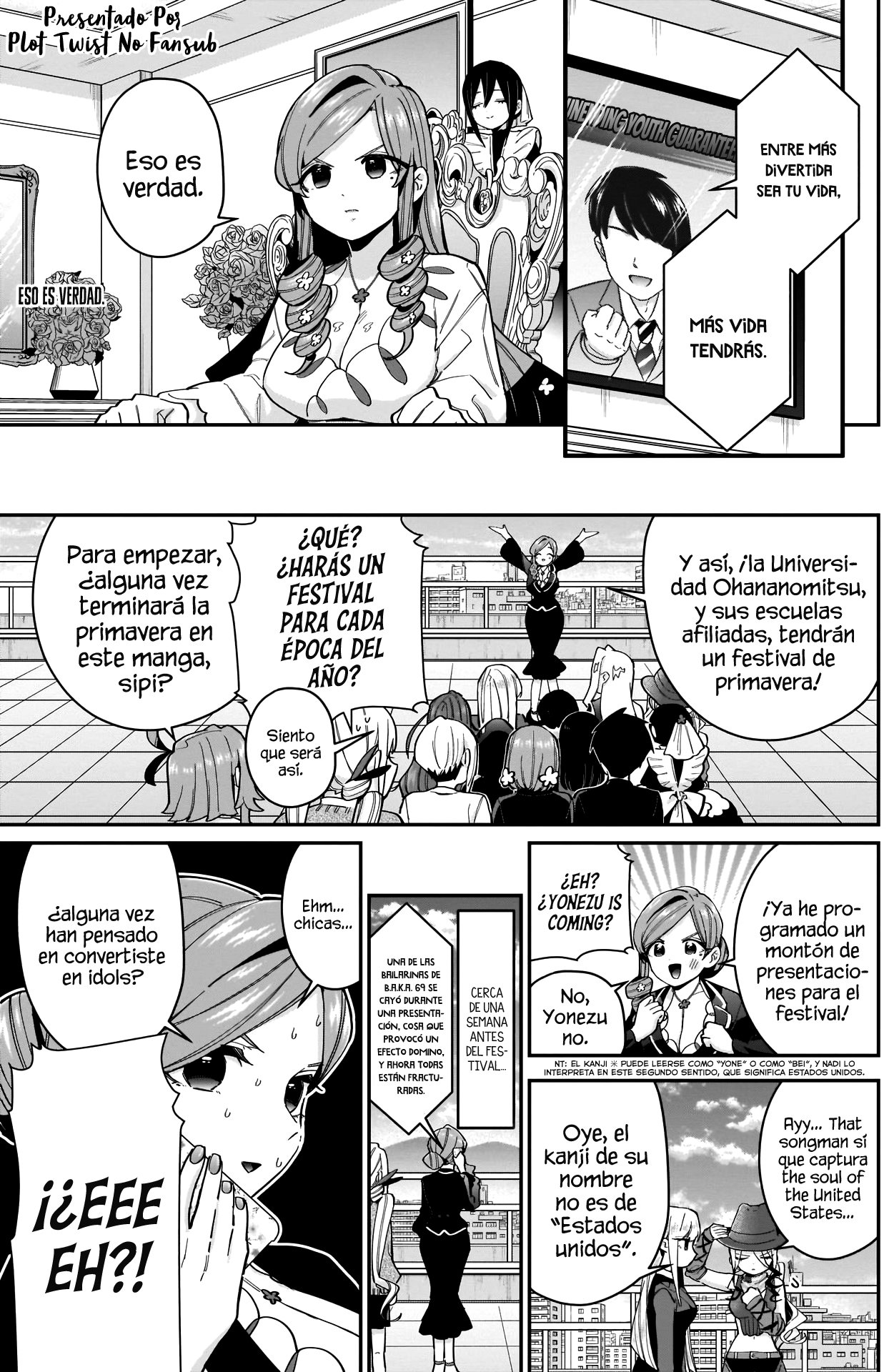 Kimi no koto ga Dai Dai Dai Dai Daisuki na 100-nin no Kanojo Capitulo 62: Proyecto para convertirse en idols de la familia Rentarou página 2